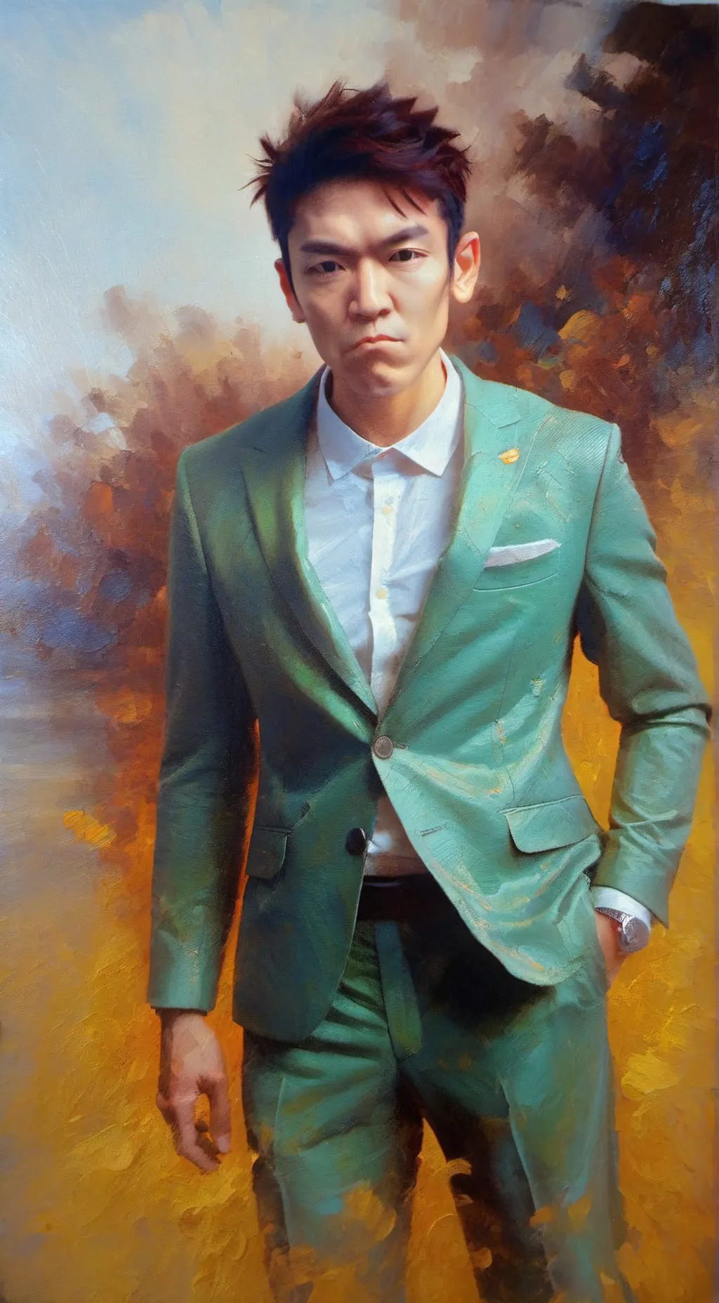 ai character: thanos background