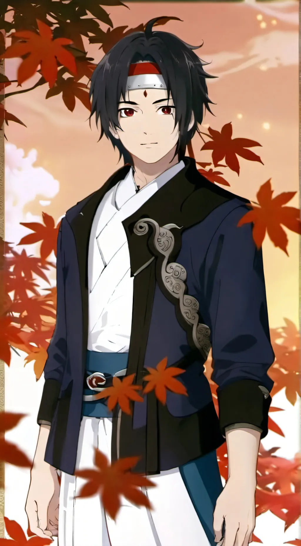 ai character: sasuke uchiha background