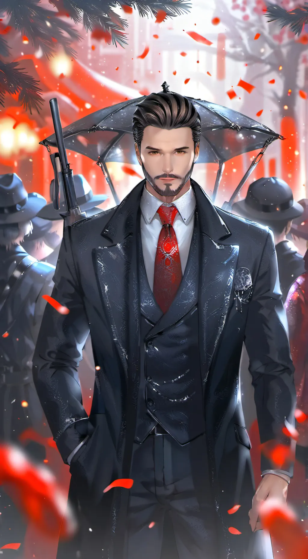 ai character: mafia boss background