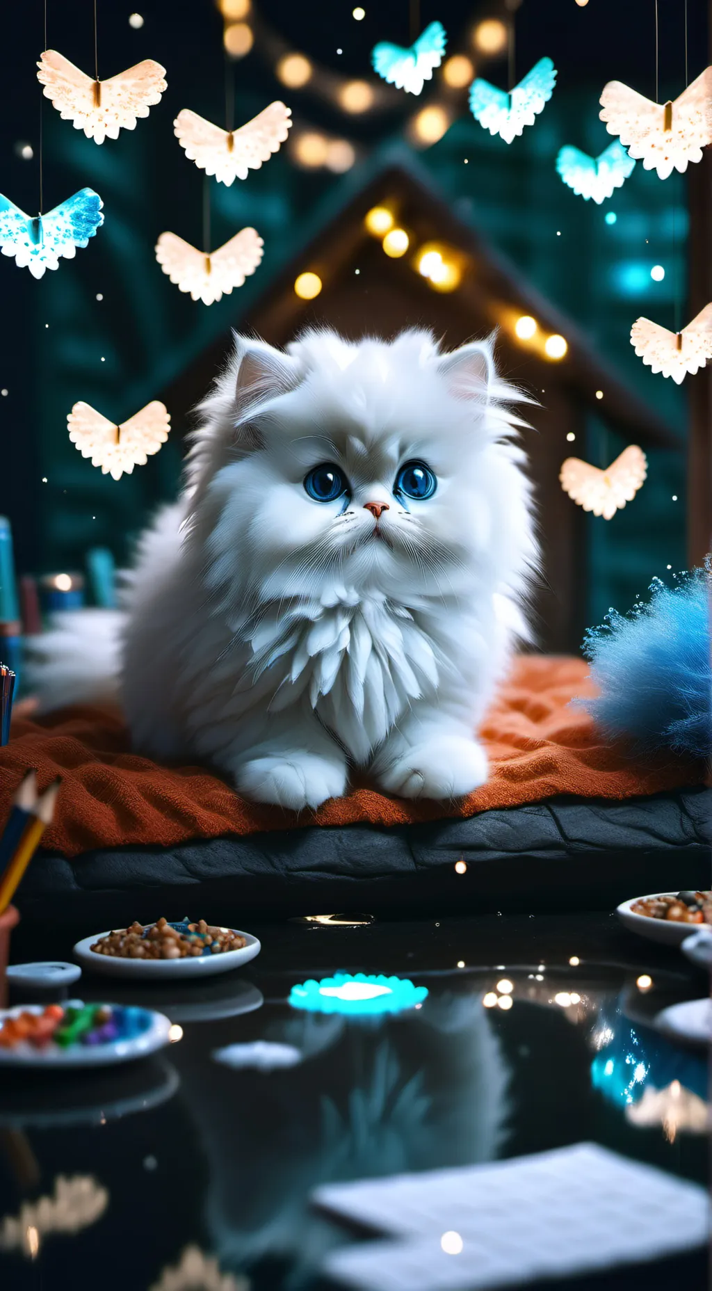 ai character: Fluffy Fuzzletone background