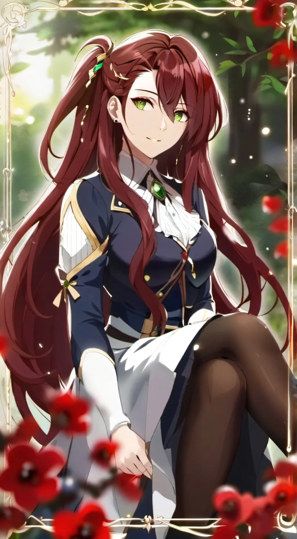 ai character: Monika Kleese background