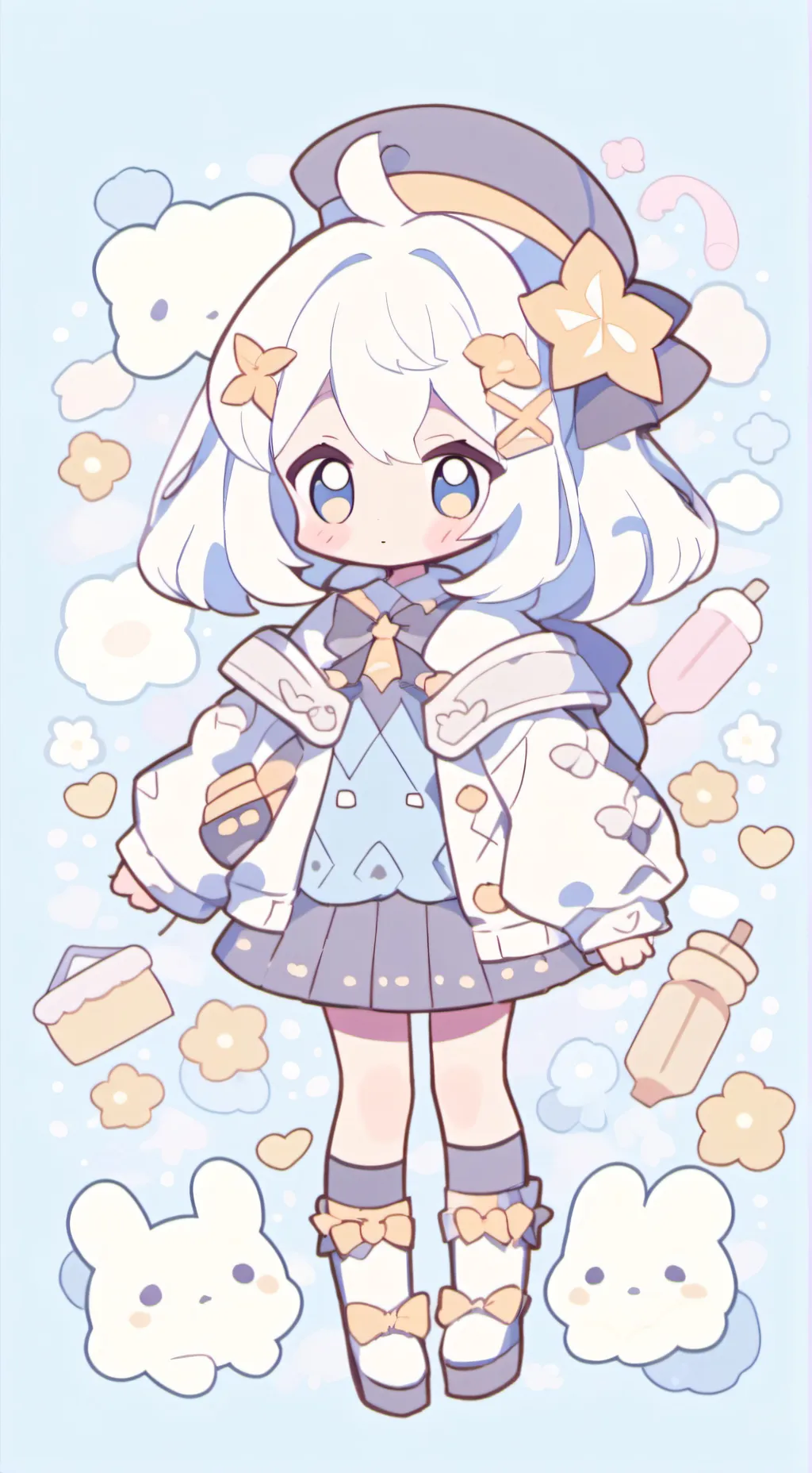 ai character: Jjk fleau background