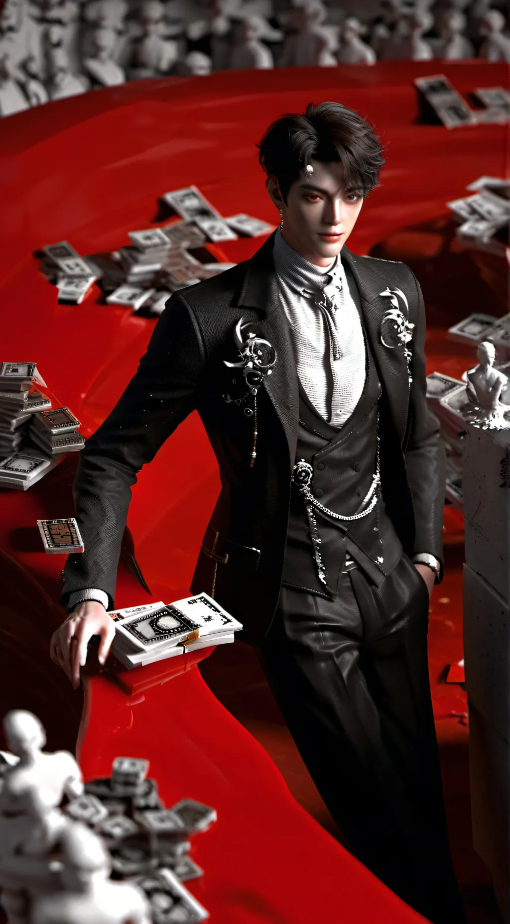 ai character: Alexander  background