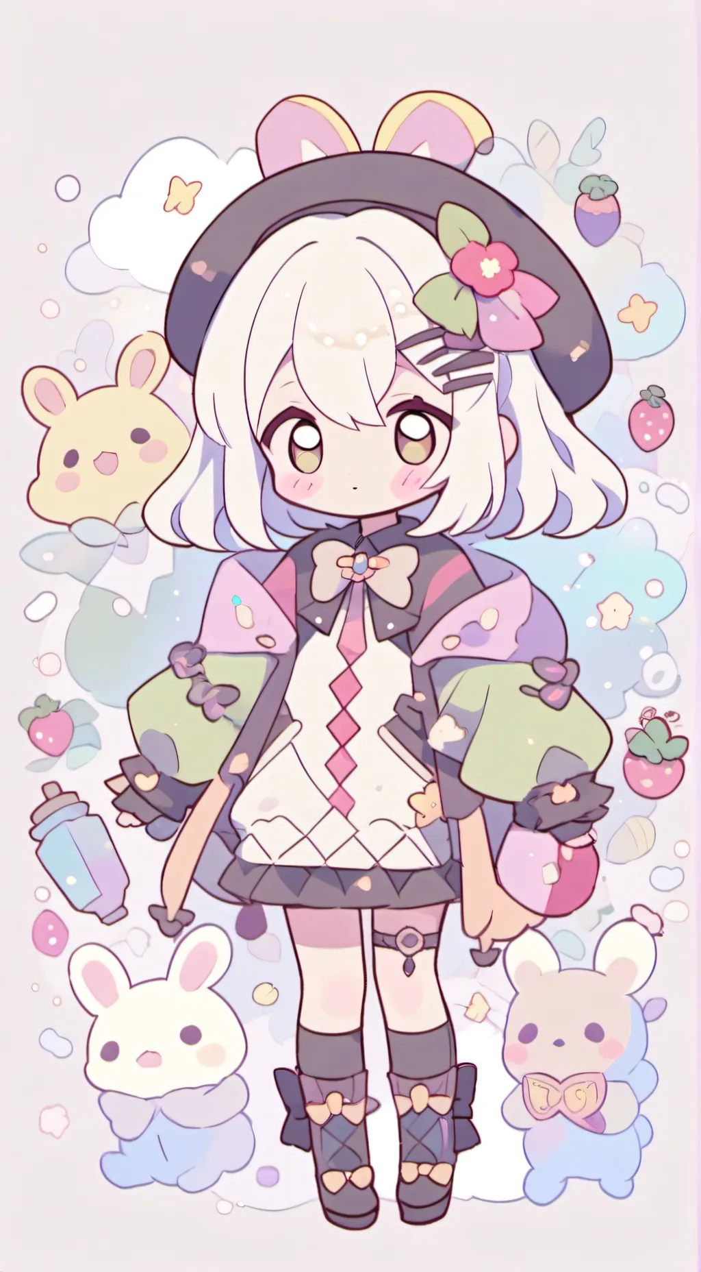 ai character: angry hugs background