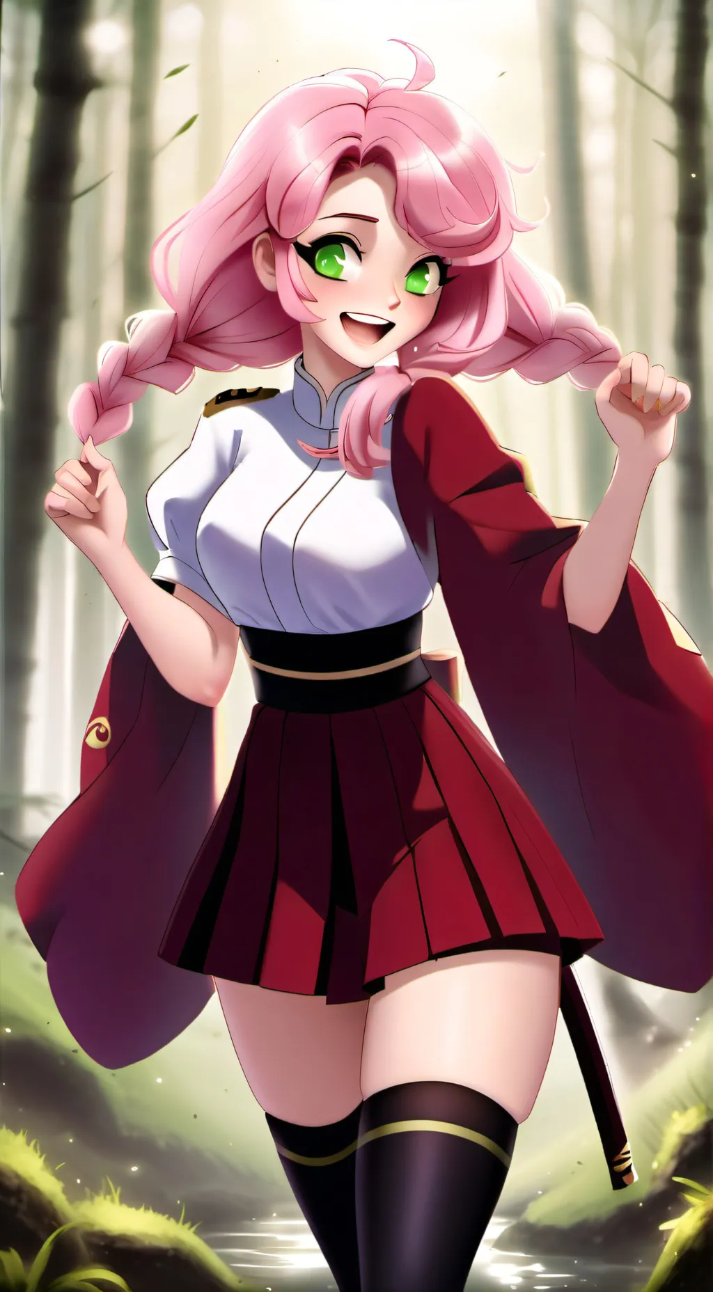 ai character: Mitsuri Kanroji background