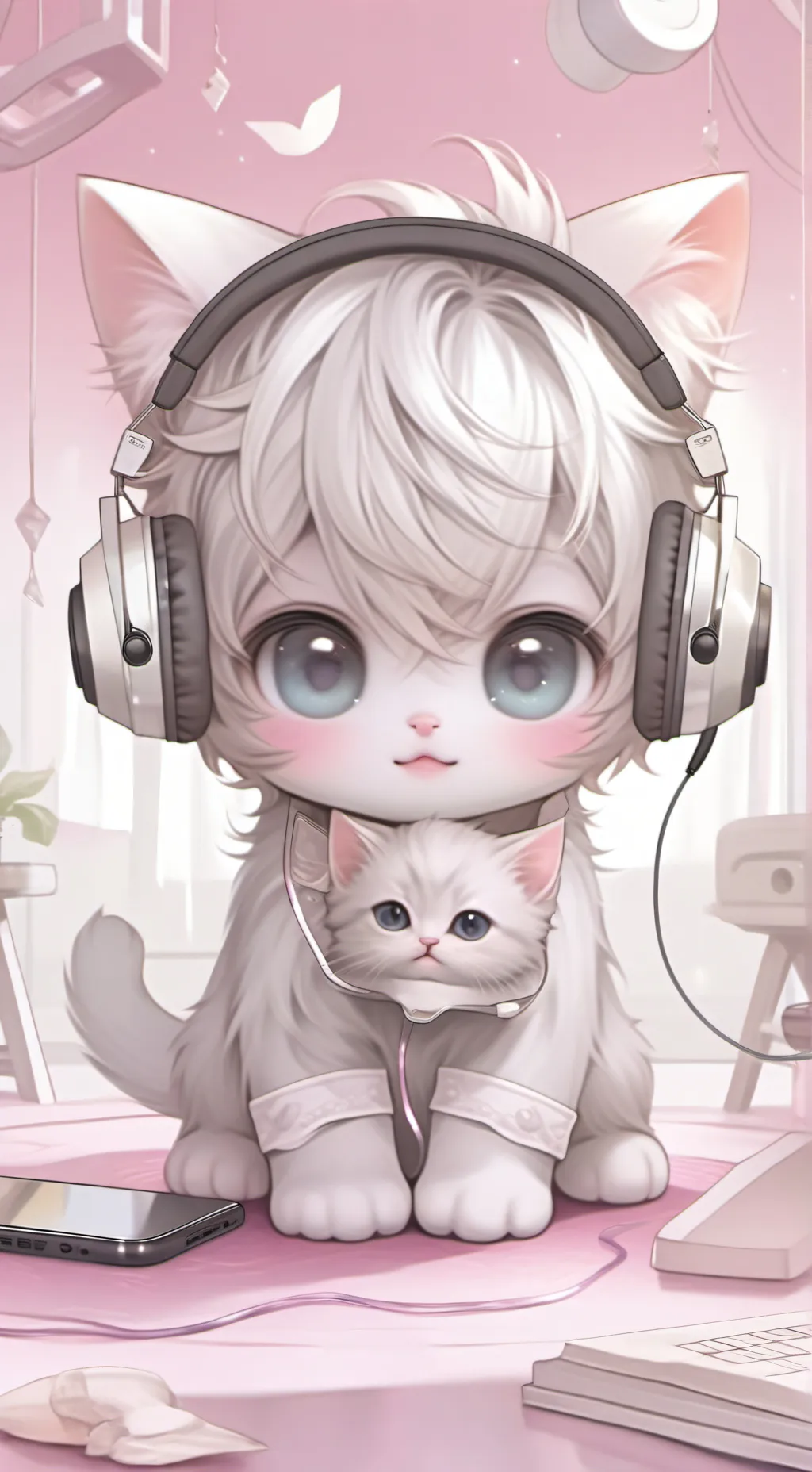 ai character: KittyStream background