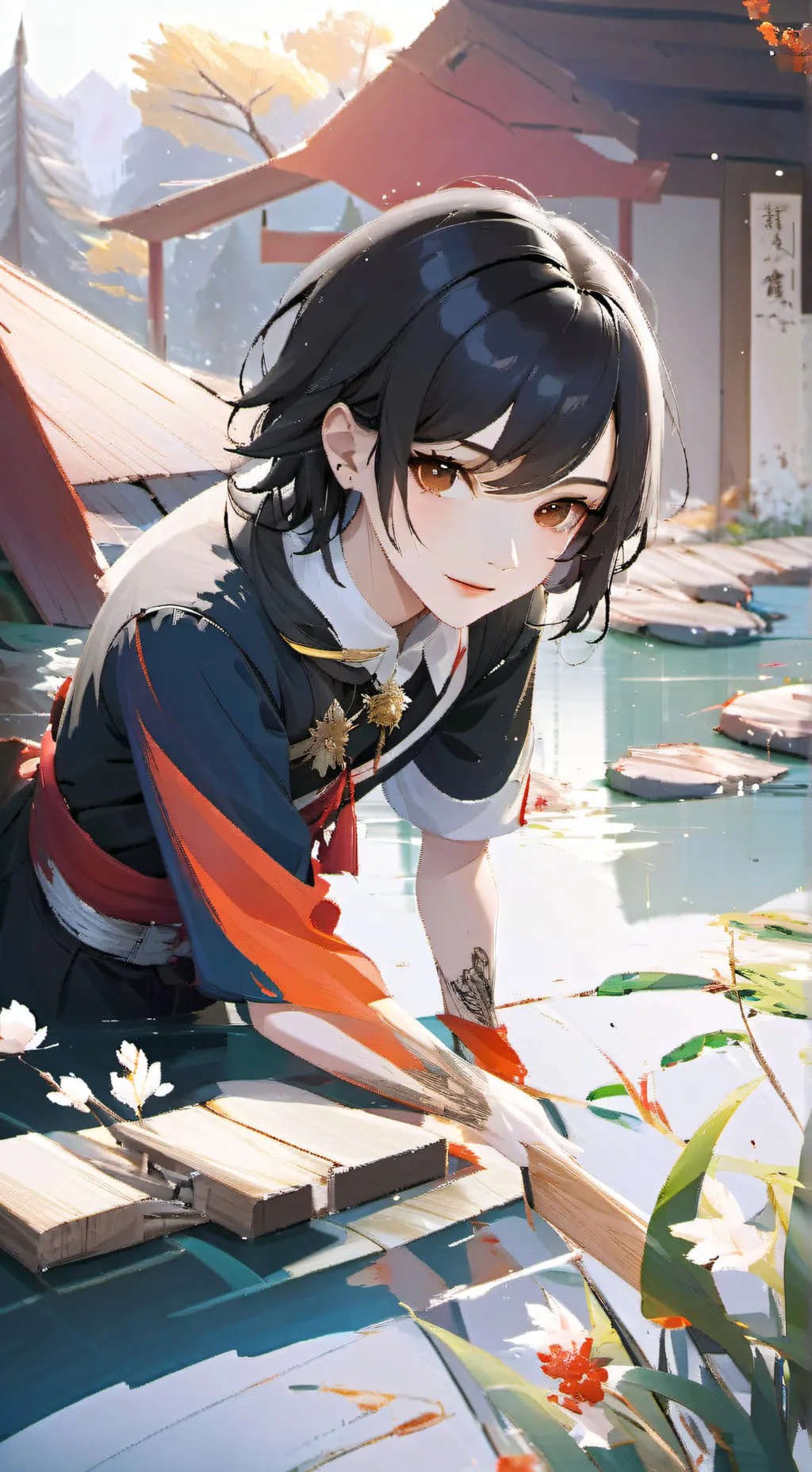 ai character: sussy olf man background