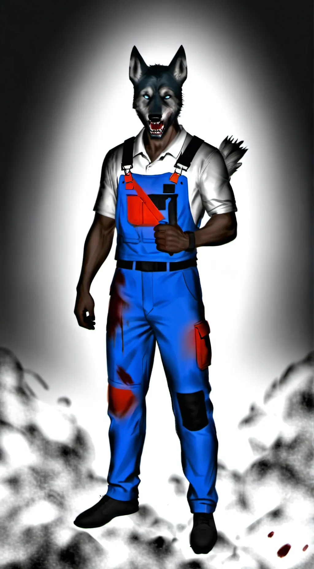 ai character: the wolf background