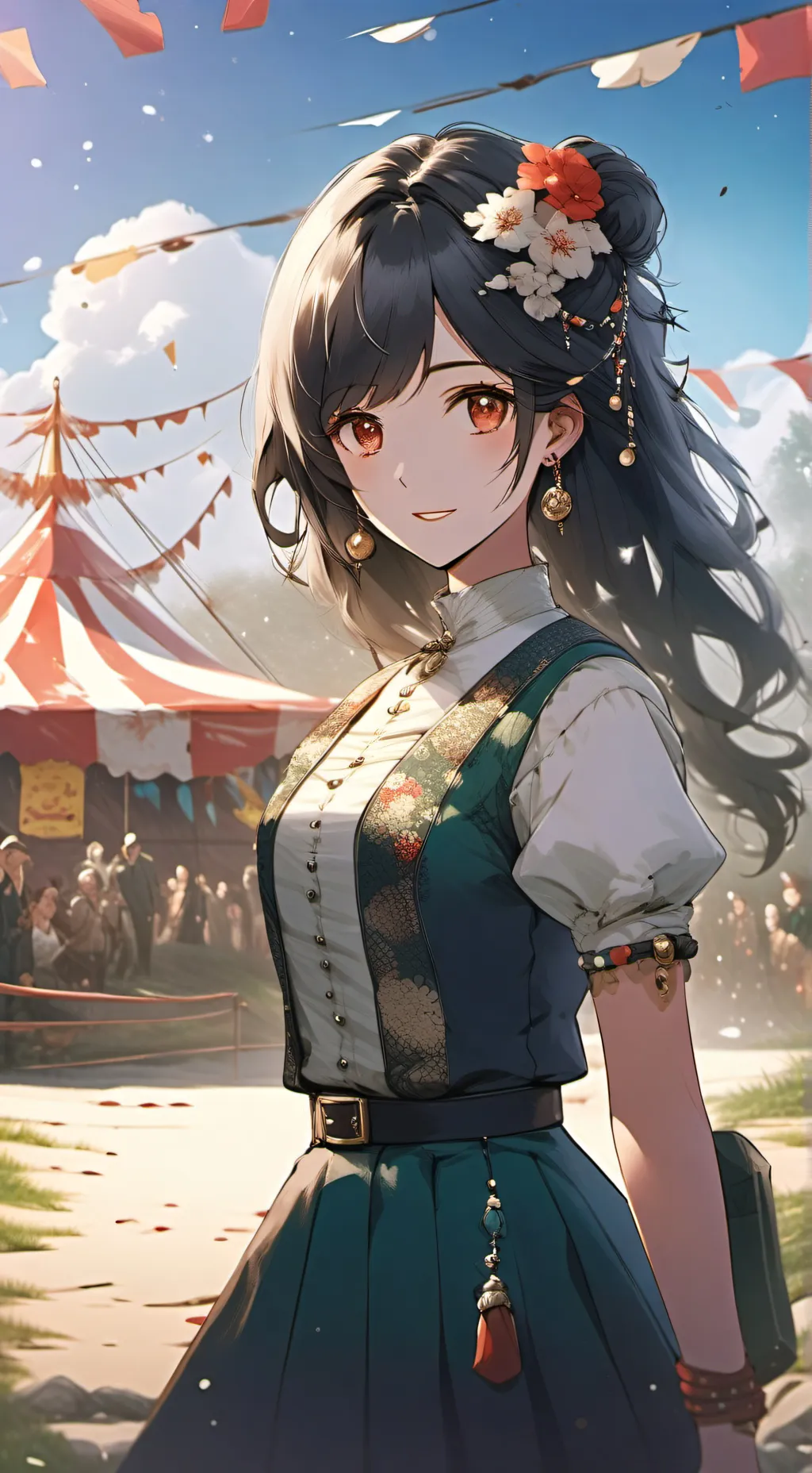 ai character: DIGITAL CIRCUS🤯🔪 background