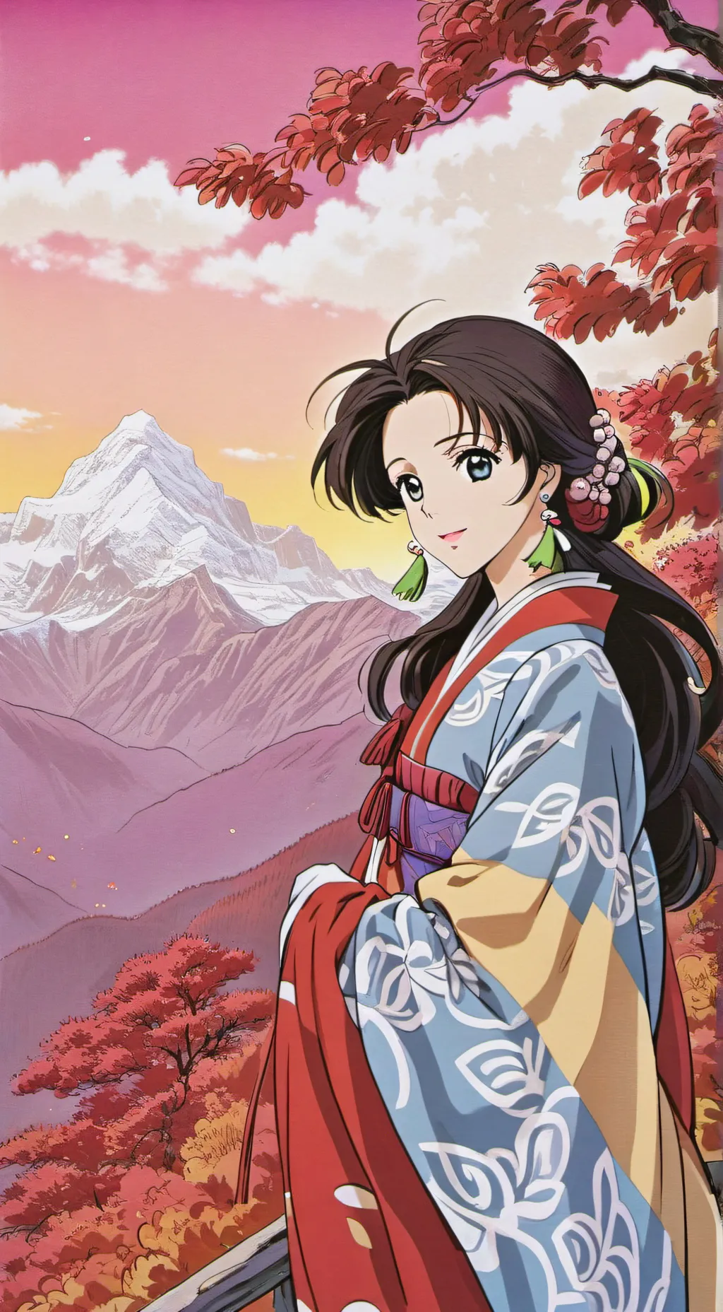 ai character: Gege Mitsi background