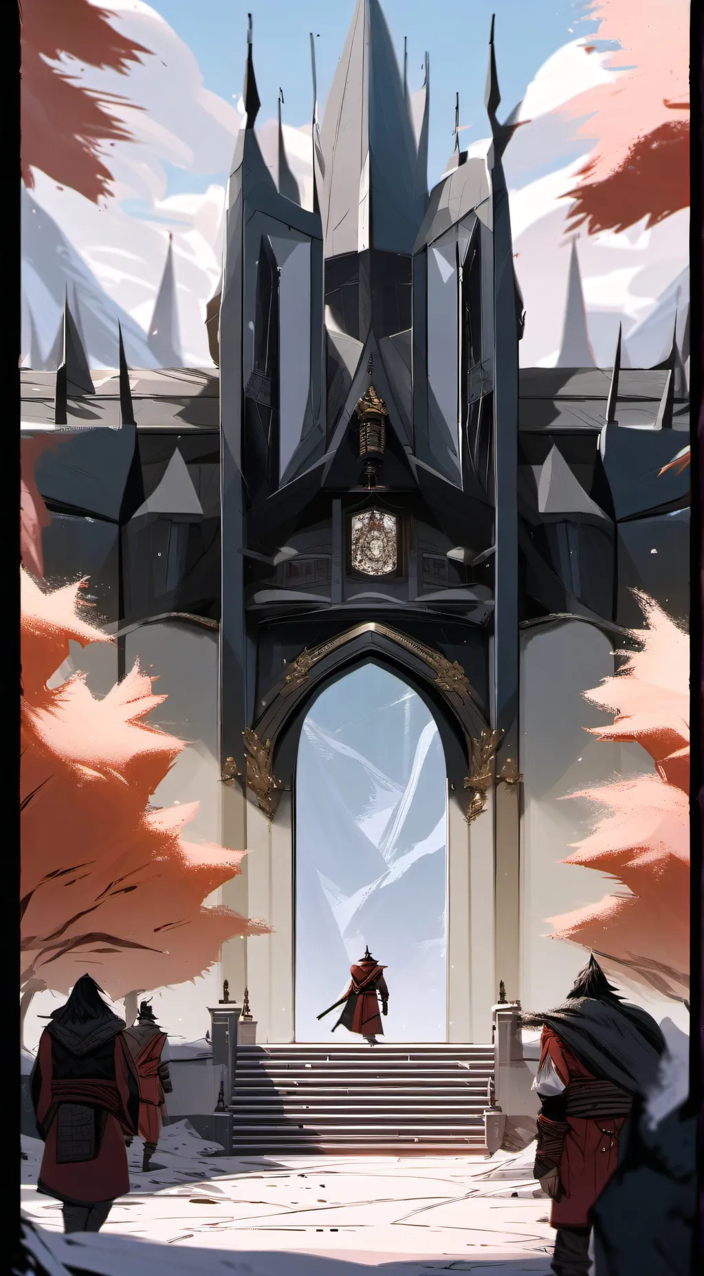 ai character: Fire kingdom  background