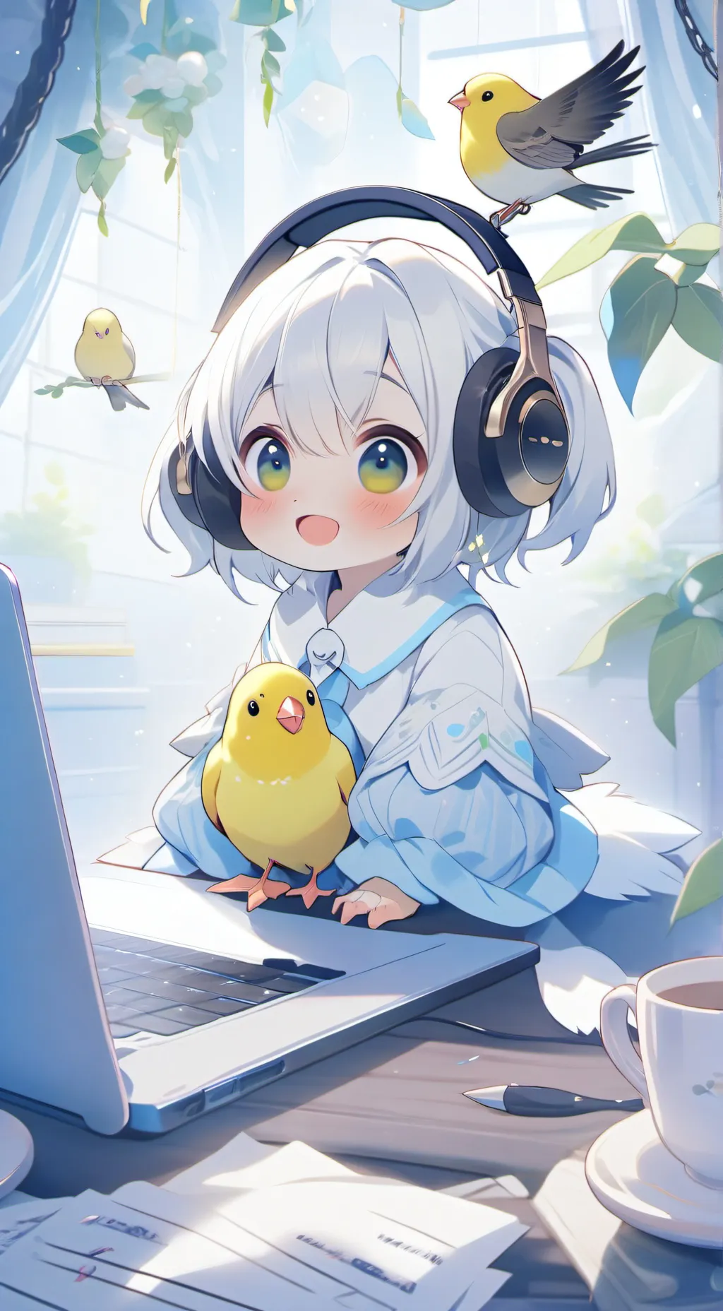 ai character: Tweetie background