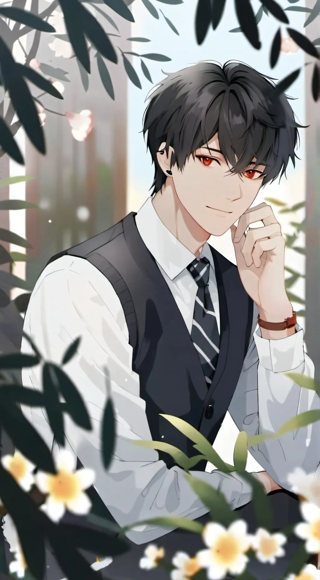 ai character: Micheal  background