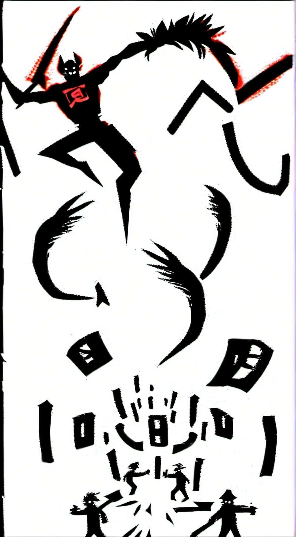 ai character: Sukana fight JJK background