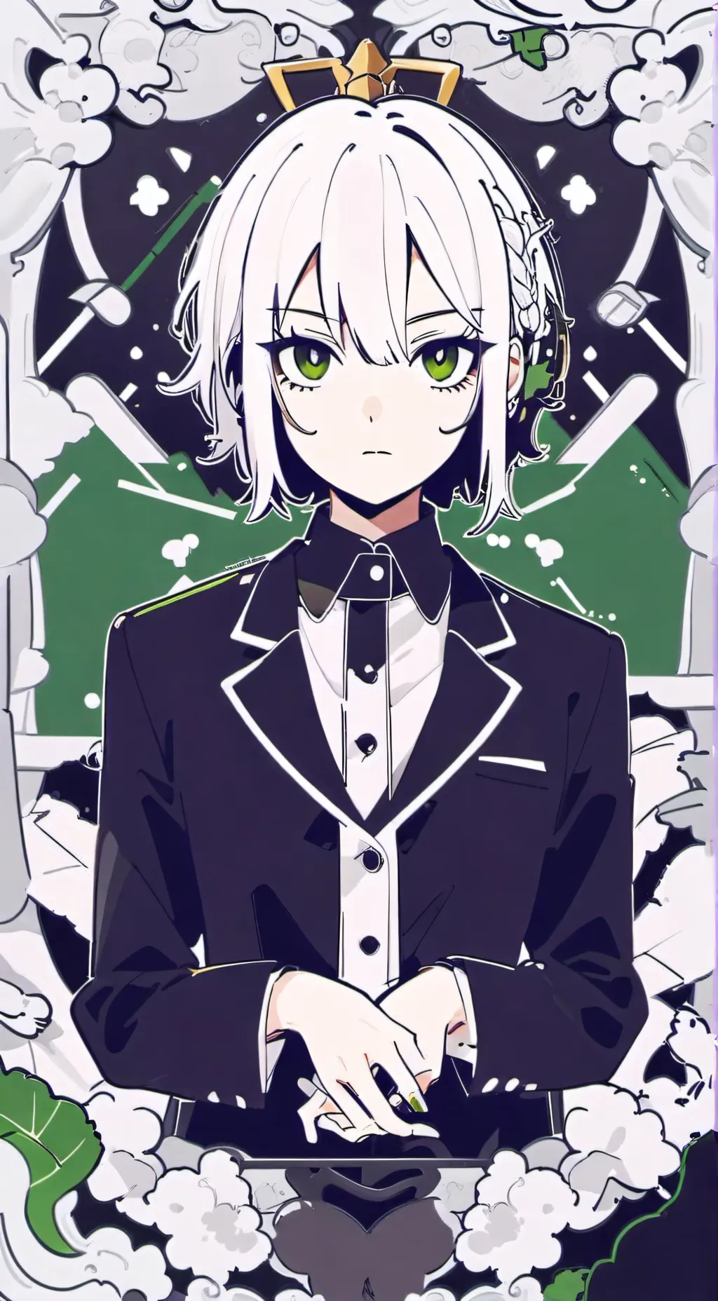 ai character: vee x shelly  background