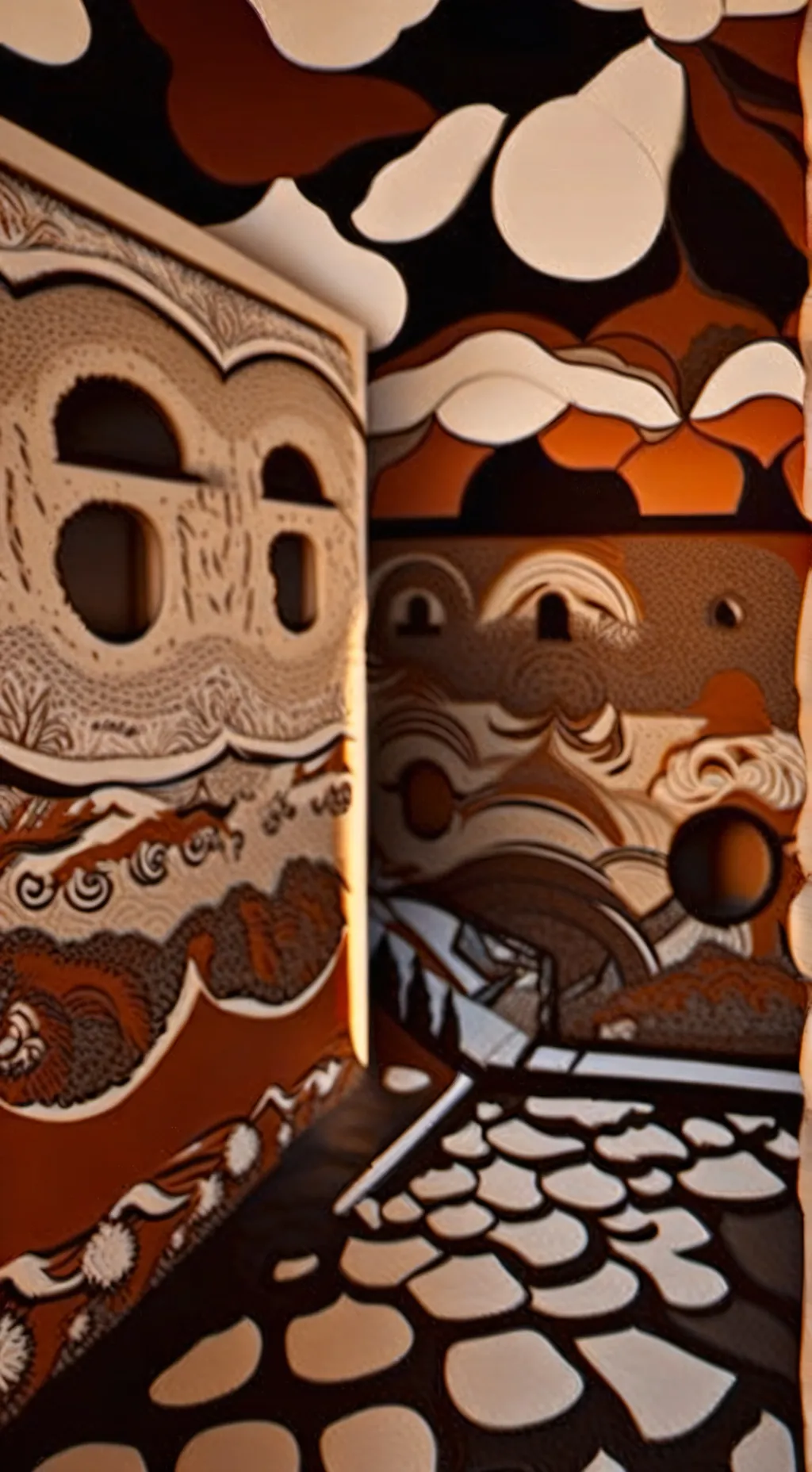 ai character: Missing World background