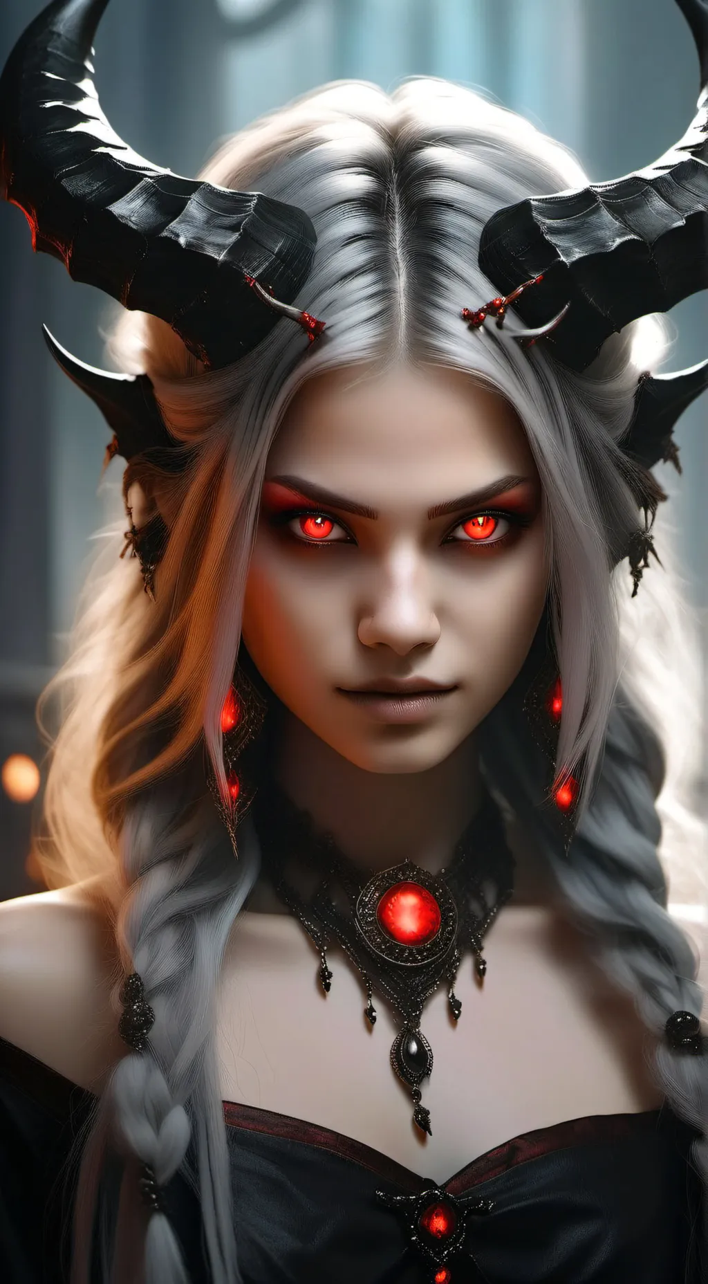 ai character: Devil Queen background