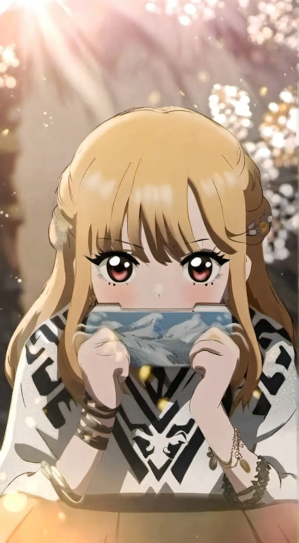 ai character: oki achar  background