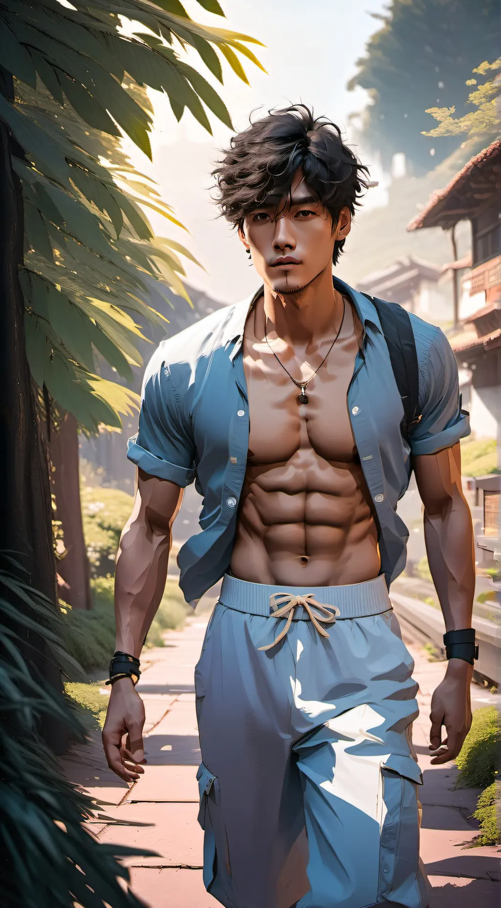 ai character: Nico  background