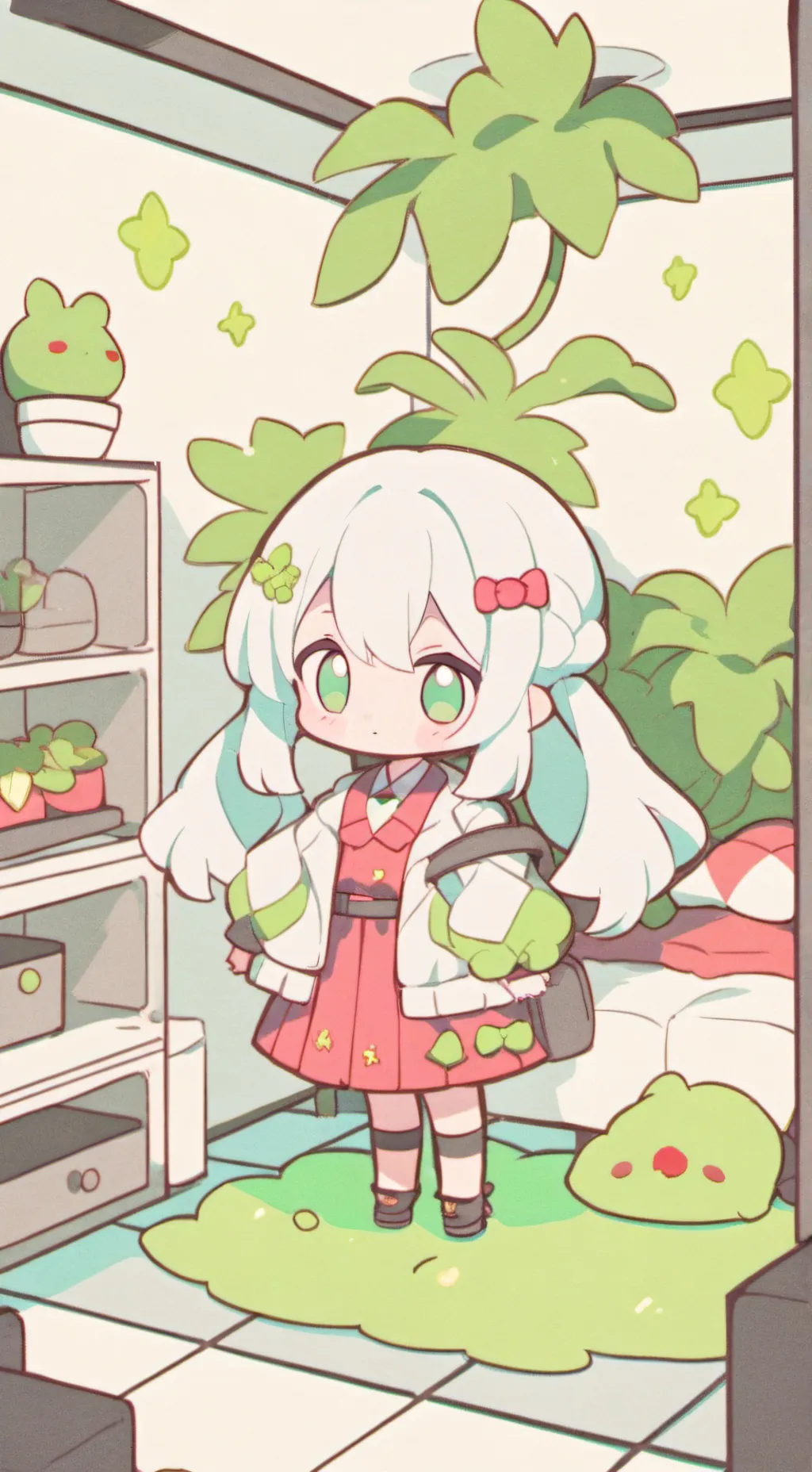 ai character: Toxic and acid background