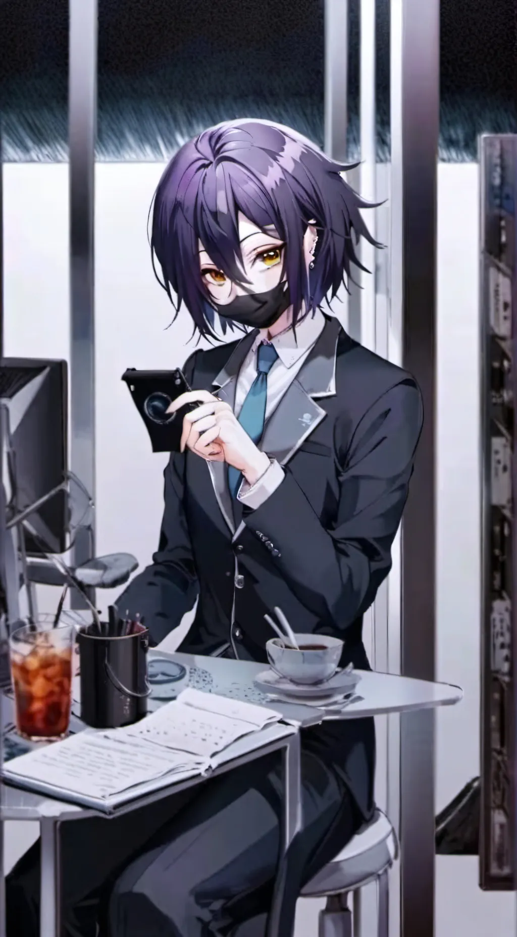 ai character: Mha meets kny background