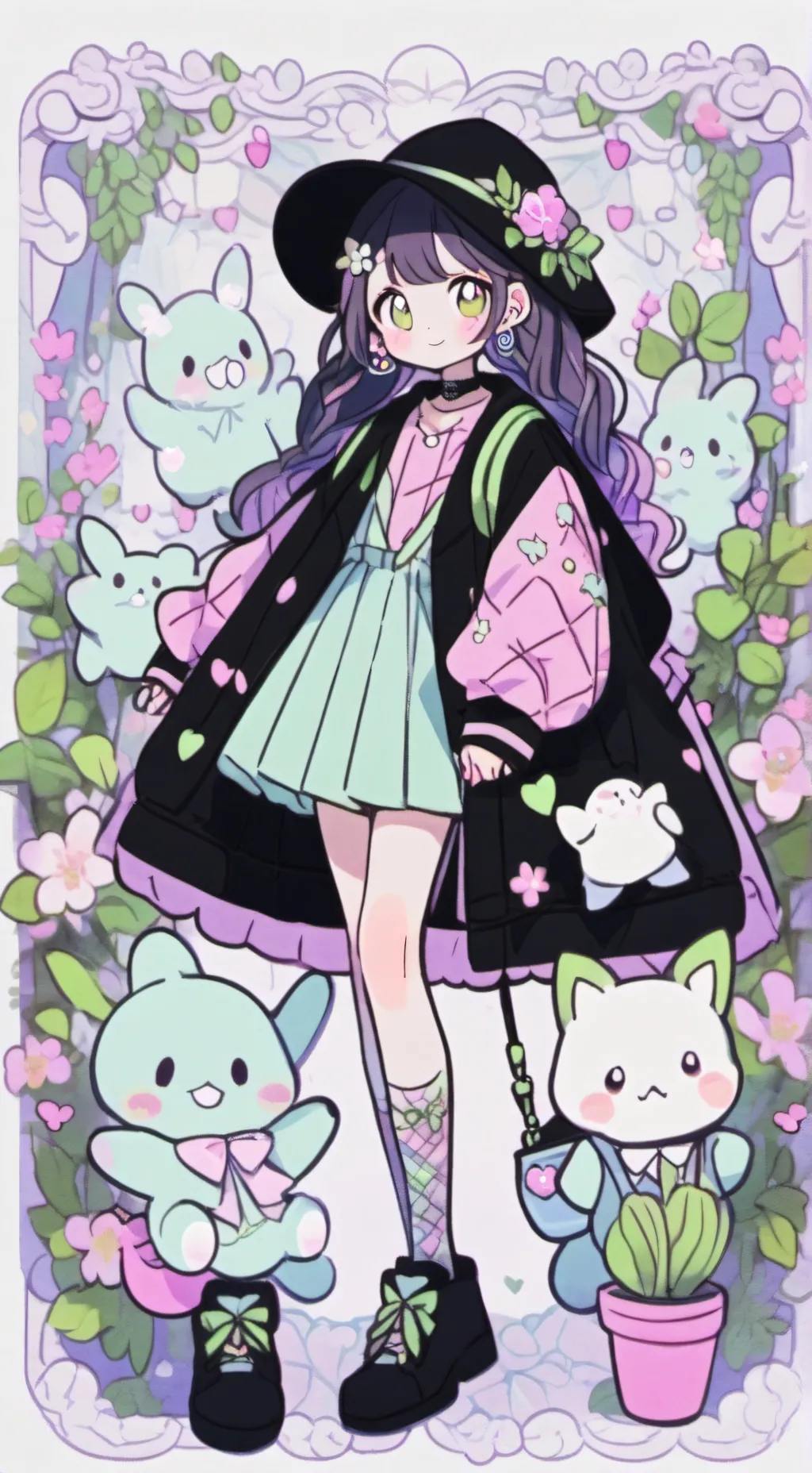 ai character: dandy's world background