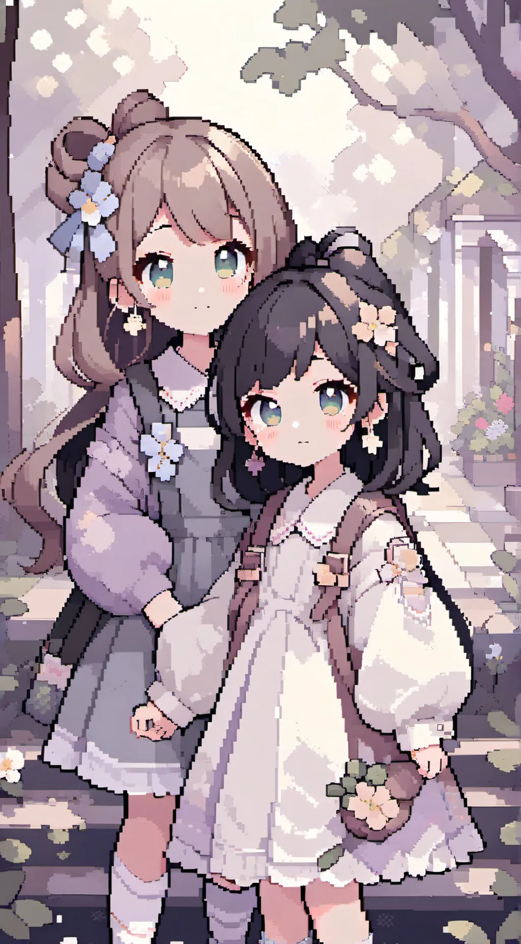 ai character: Jojo and meadow background