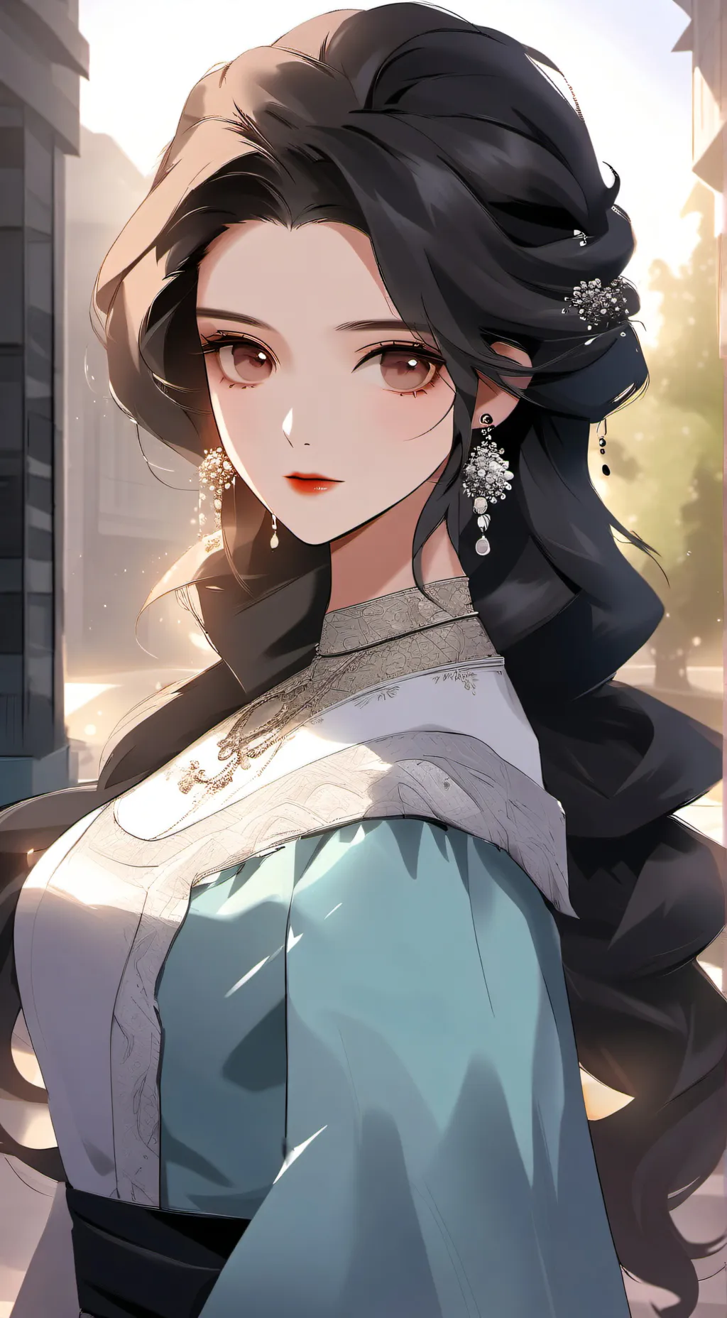 ai character: luna background