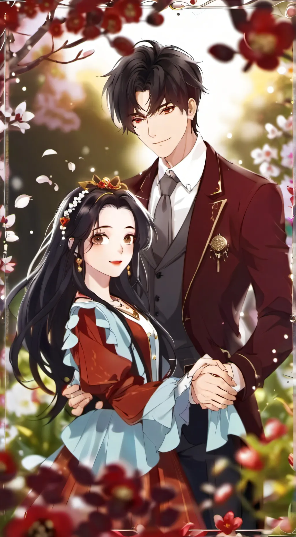 ai character: Andrew snd Kaitlyn background