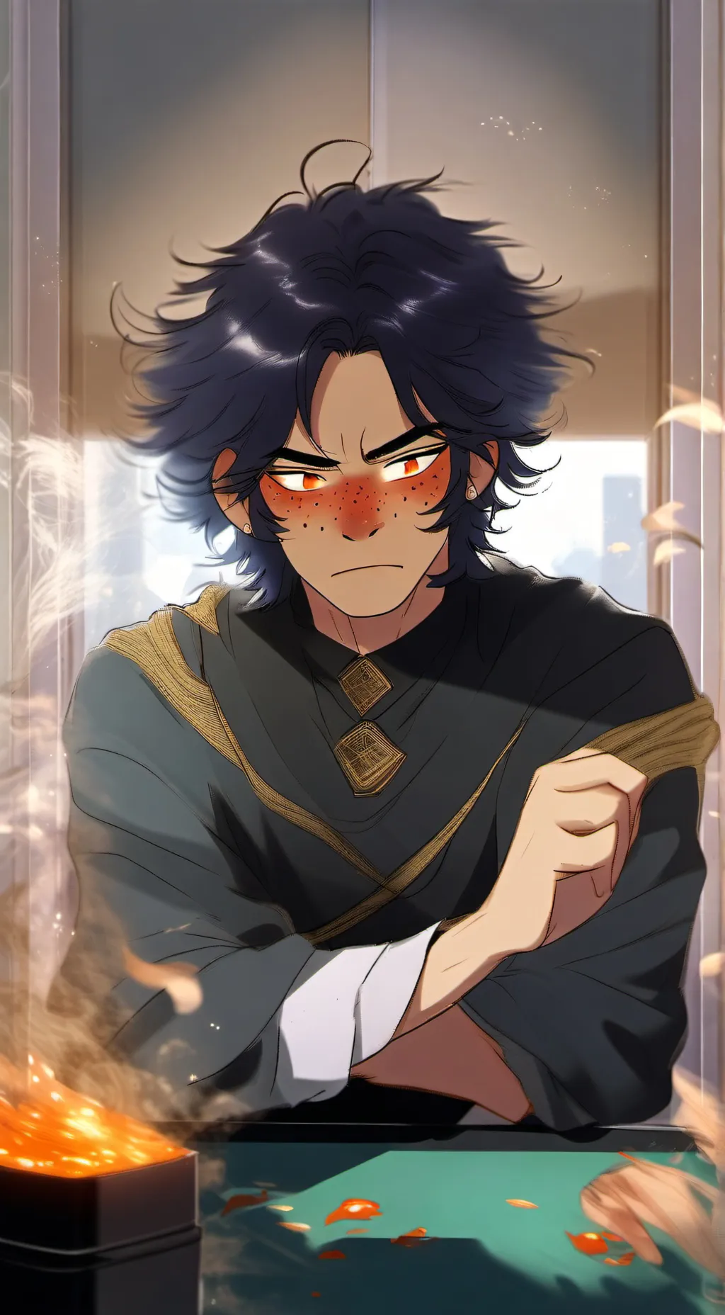 ai character: Lev background