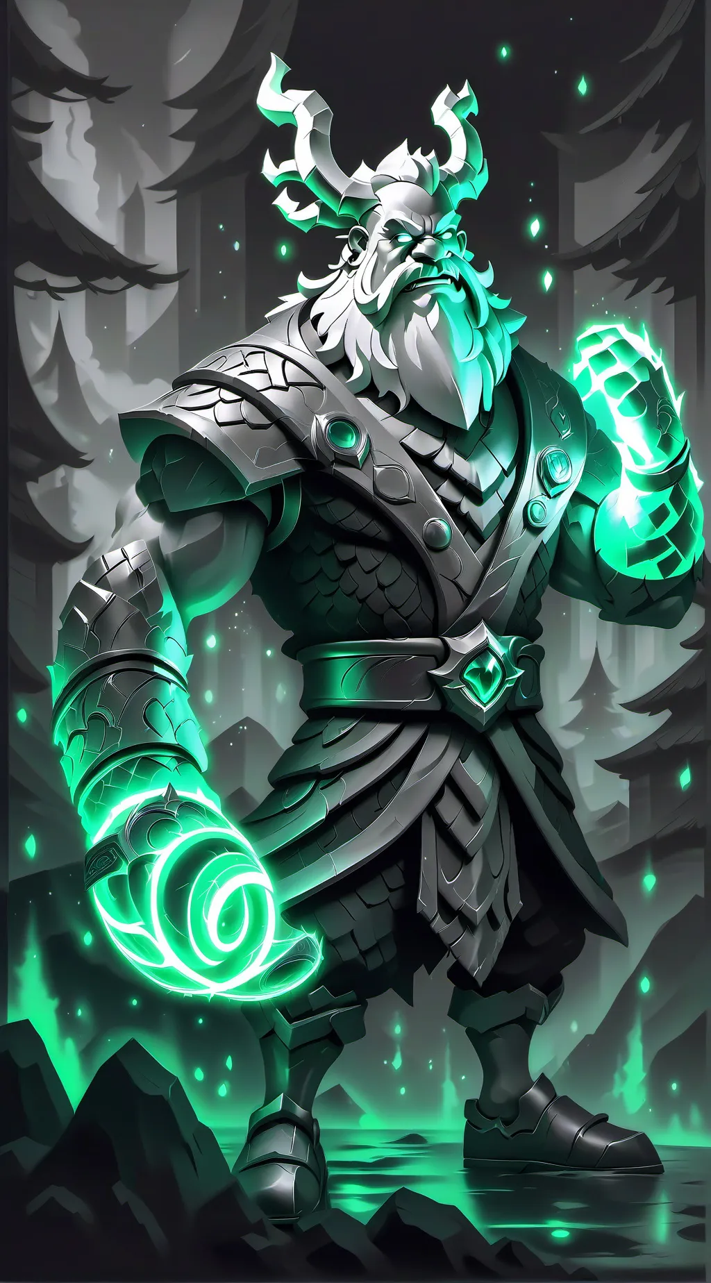 ai character: Сероб background