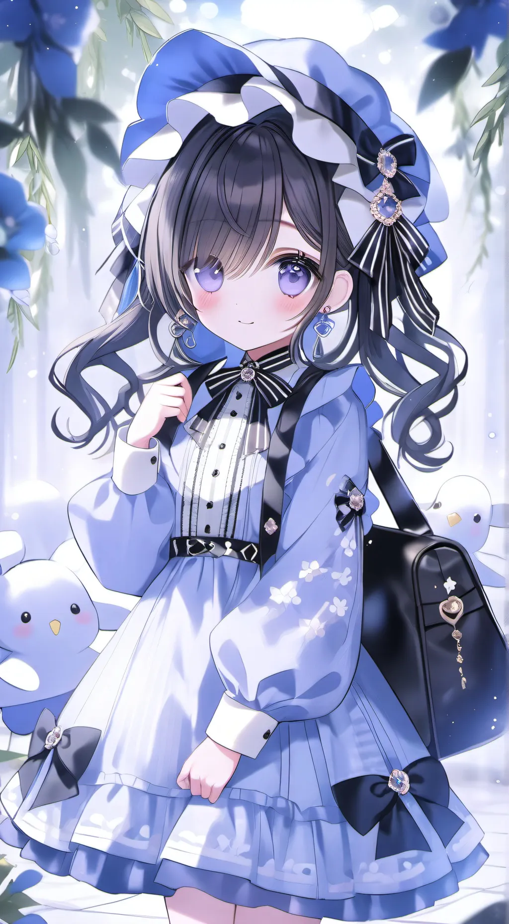 ai character: dandy x astro background