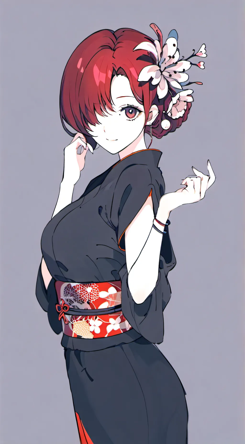 ai character: Hibana kisaragi background