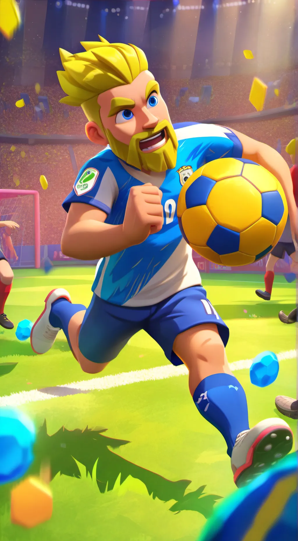 ai character: soccor teams background