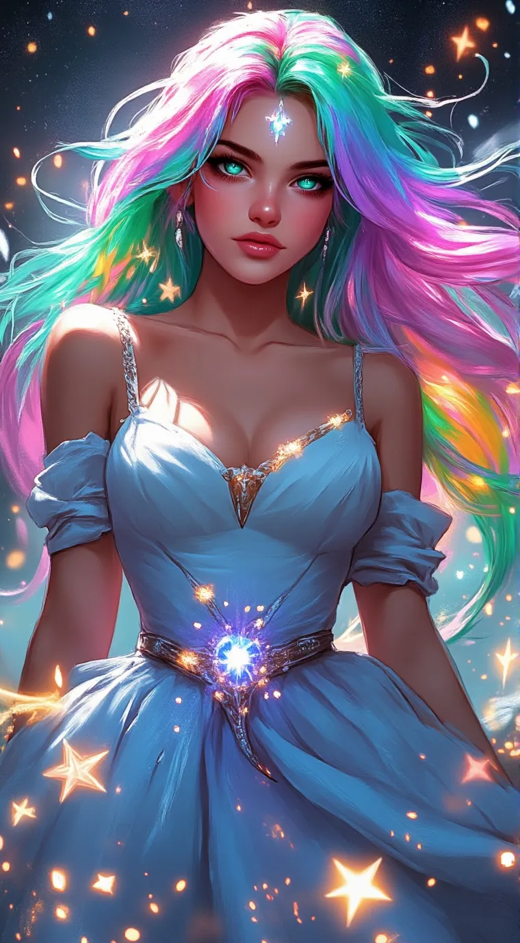 ai character: Luna Stellata background