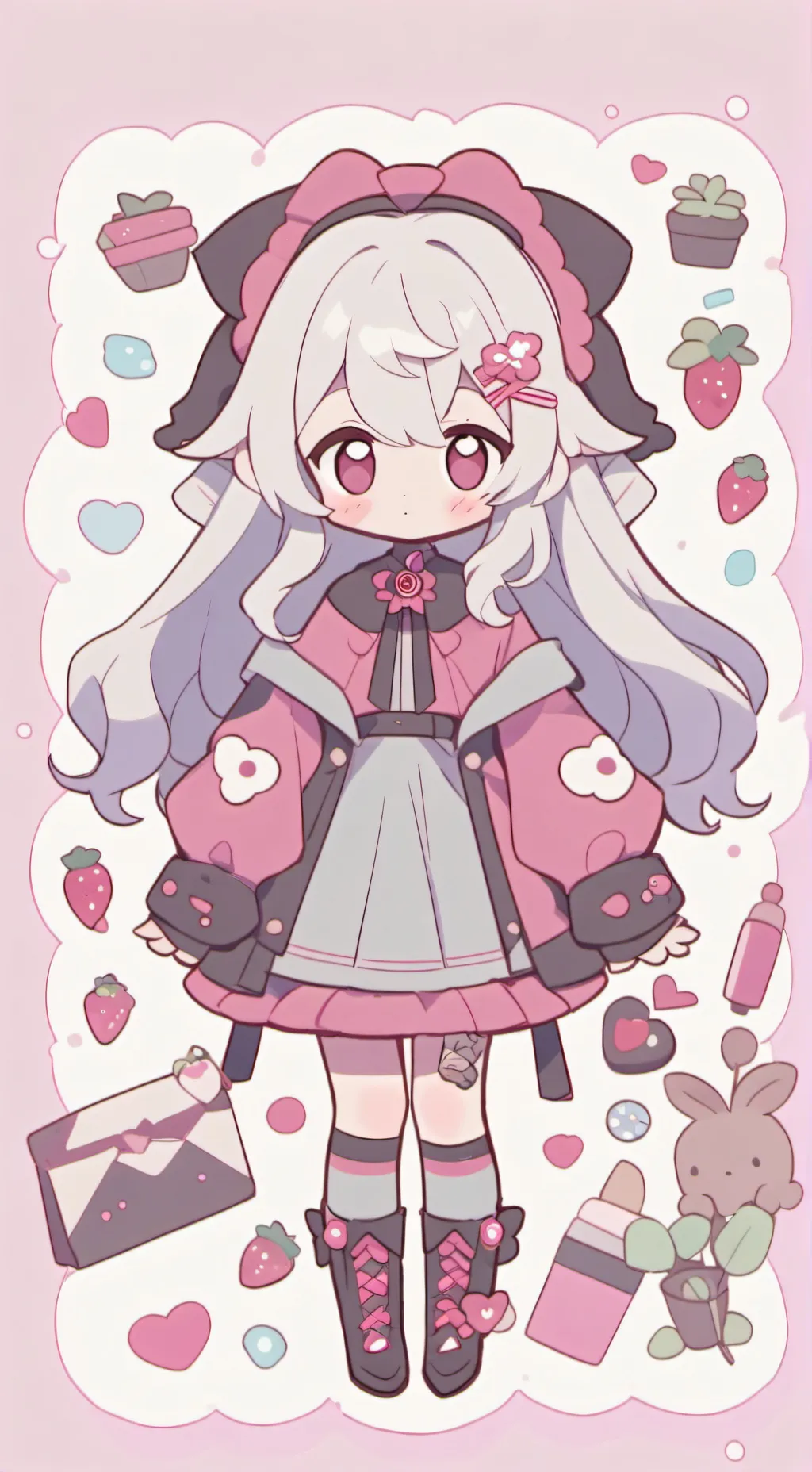 ai character: MHA love 🫶❤️💖🩷 background