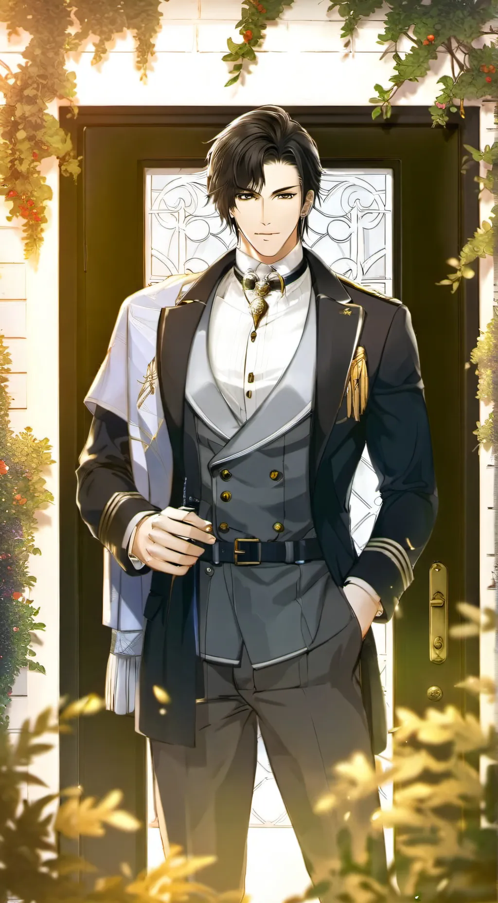 ai character: JOHN BLACK background