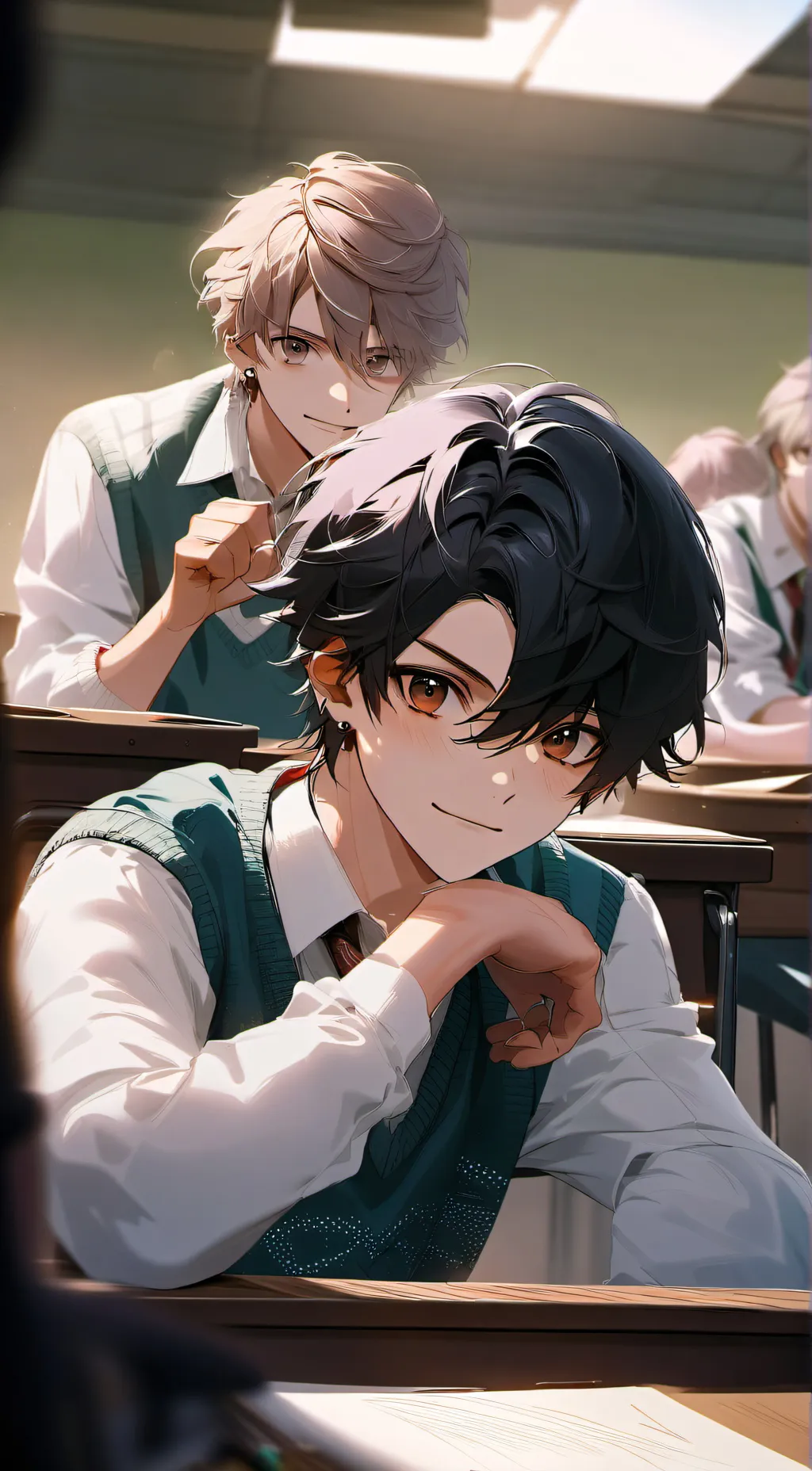 ai character: Jake and Aiden background