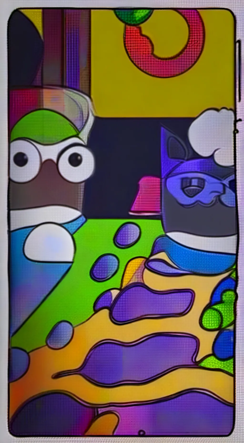 ai character: Sprunki love you❤ background