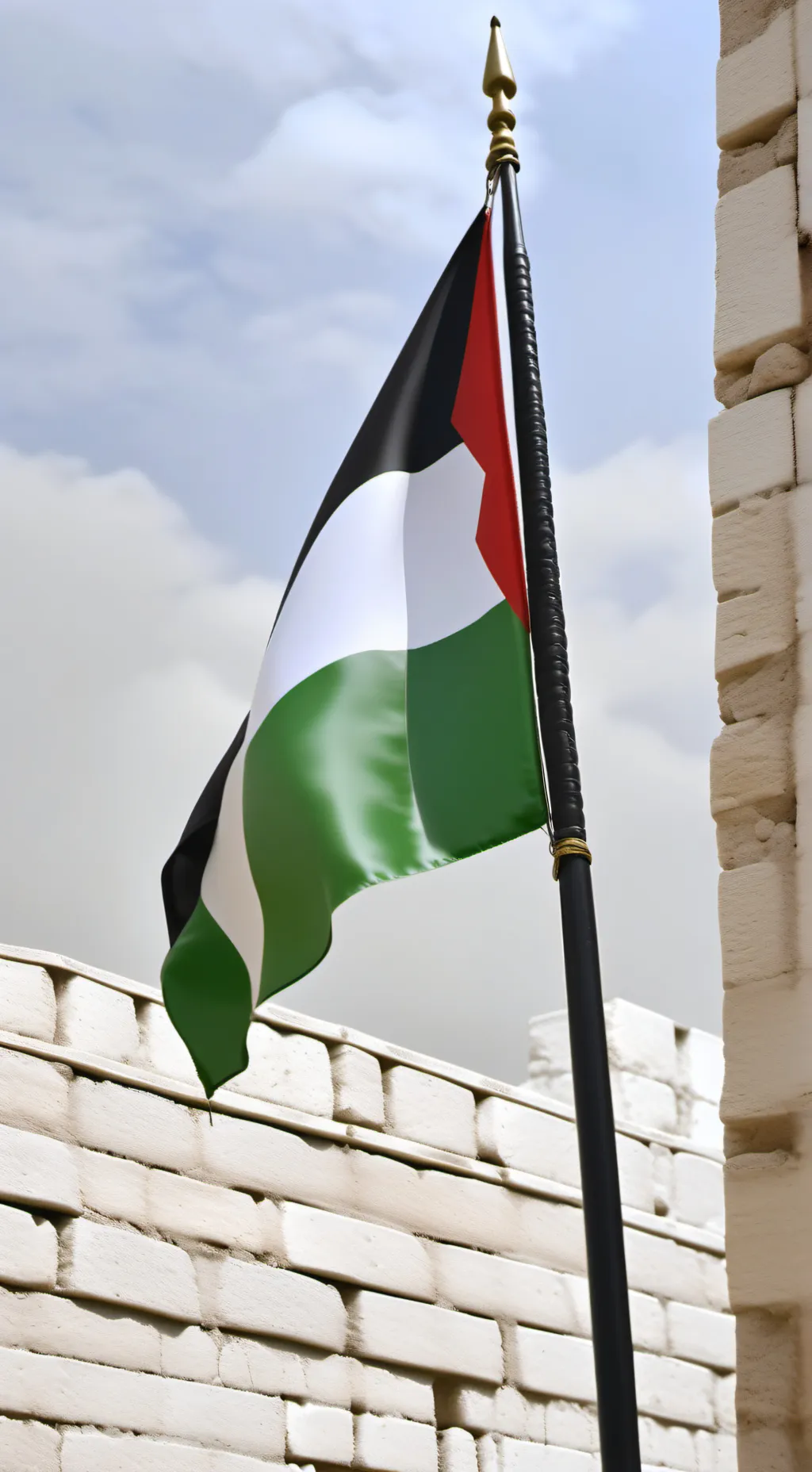 ai character: Palestine  background