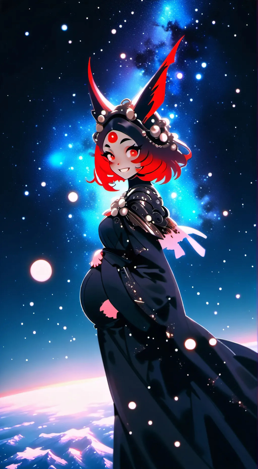 ai character: alastor wife preg. background