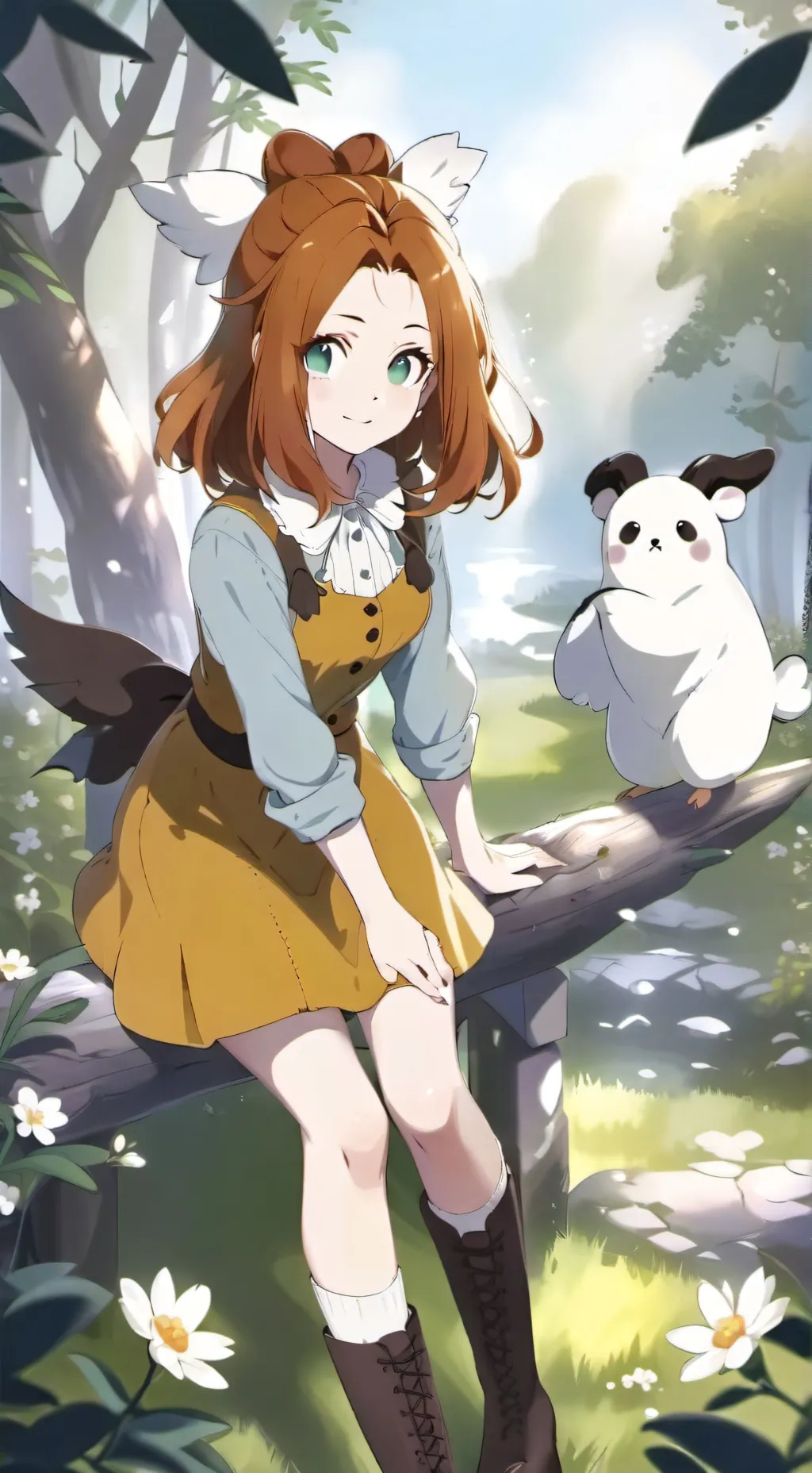 ai character: Lucy Hekkit. background