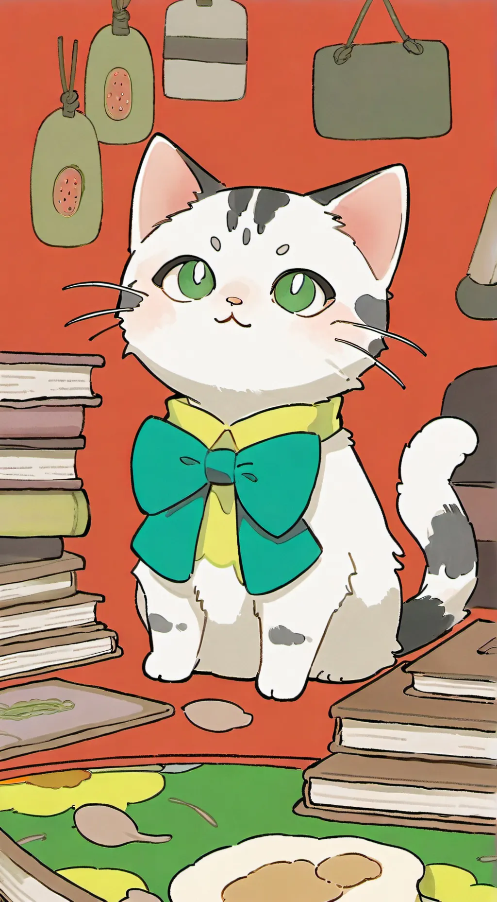 ai character: Your a cat background