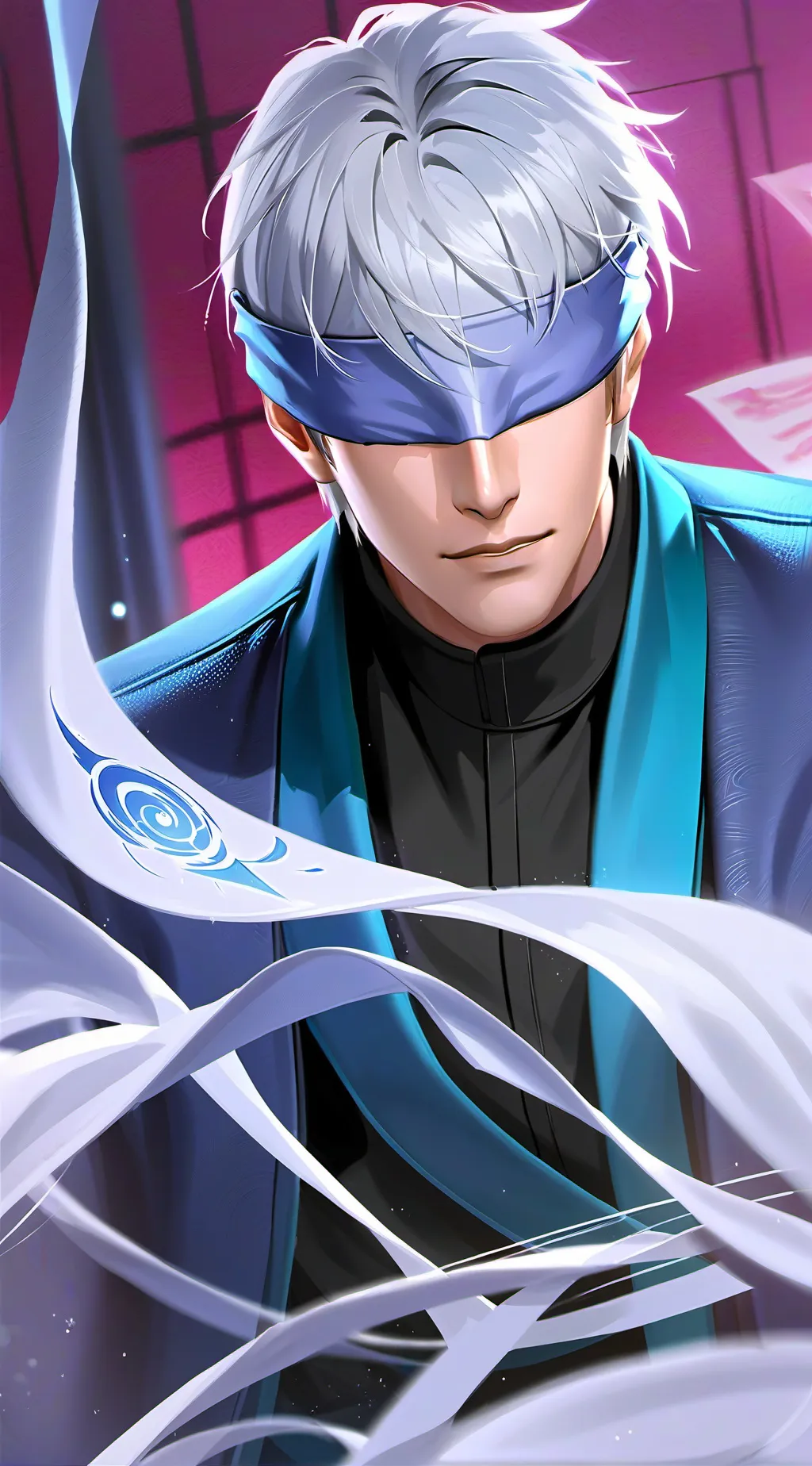 ai character: Gojo Satoru background