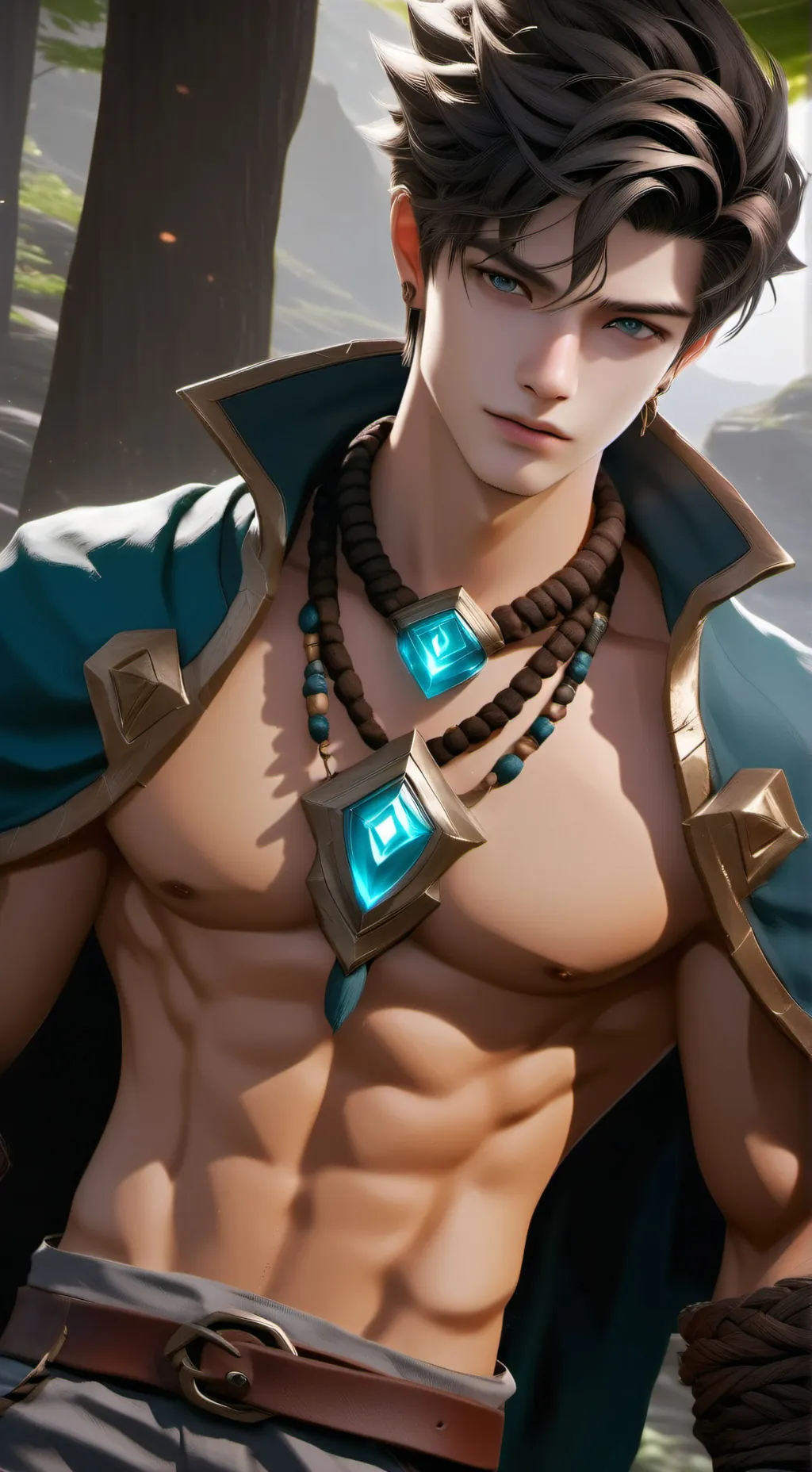 ai character: Hash background