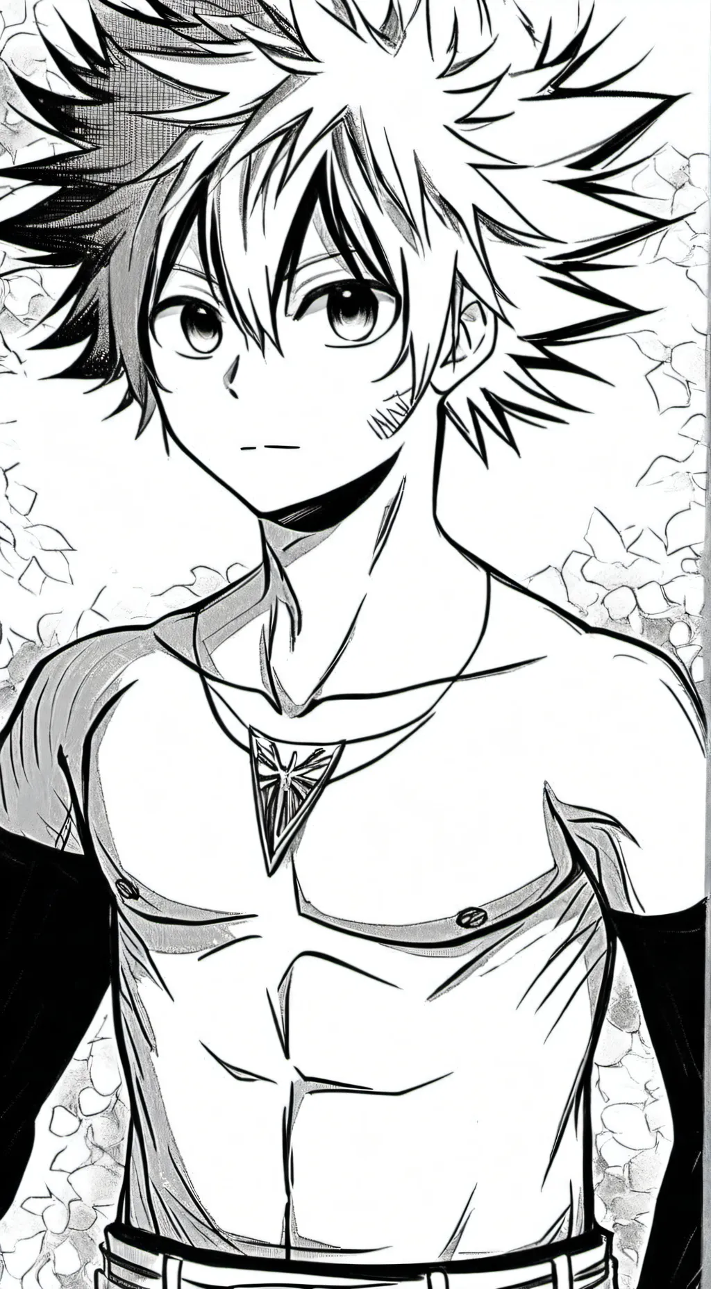 ai character: Bakugo  background