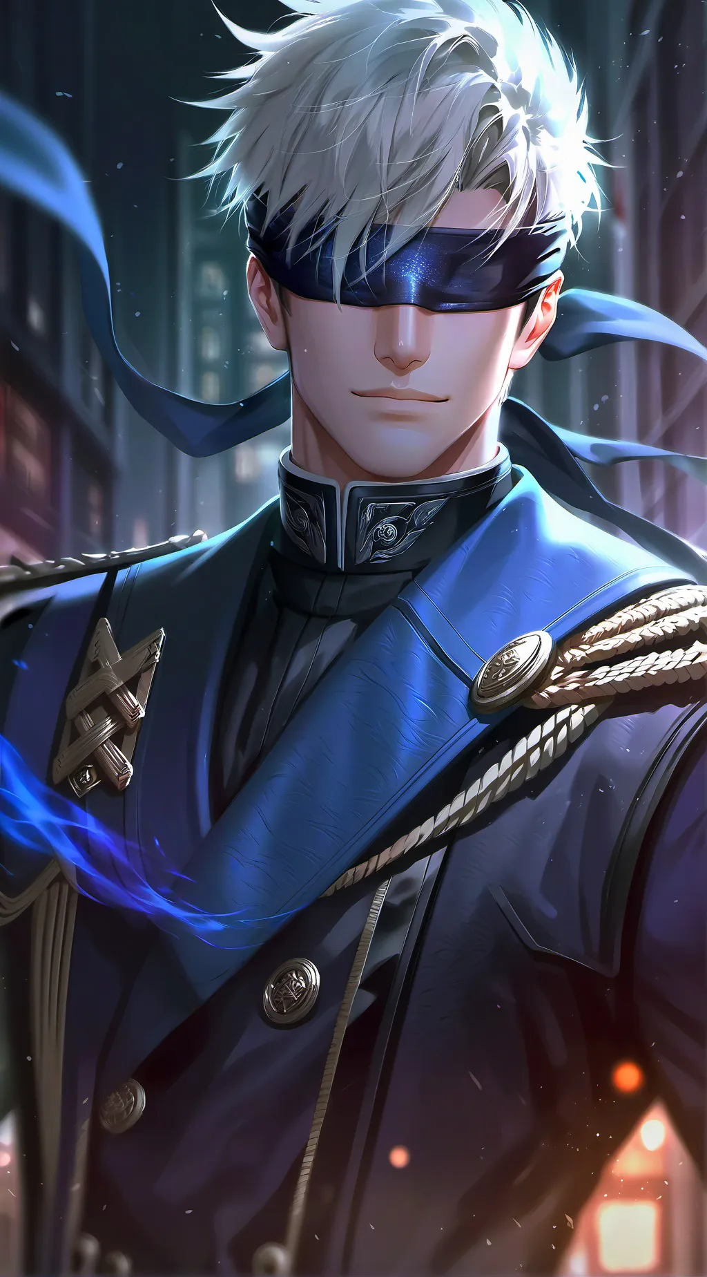 ai character: Gojo Satoru background