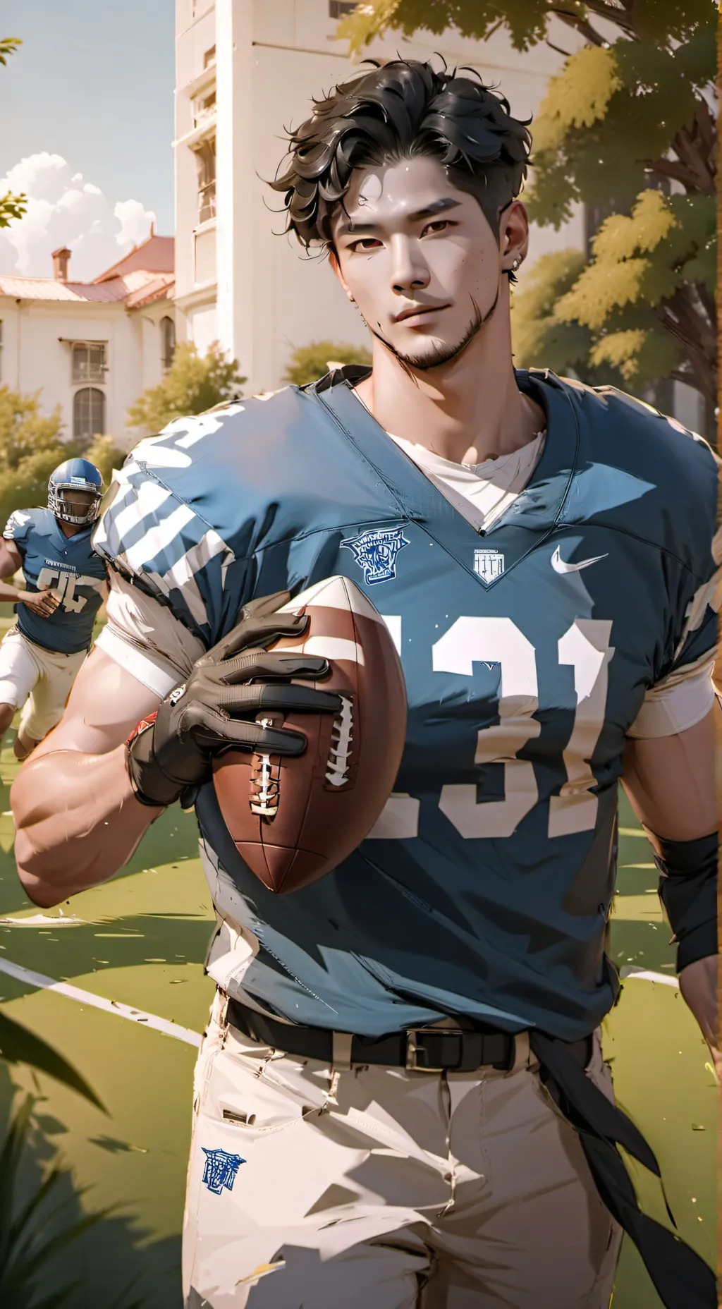 ai character: Philip Meija background