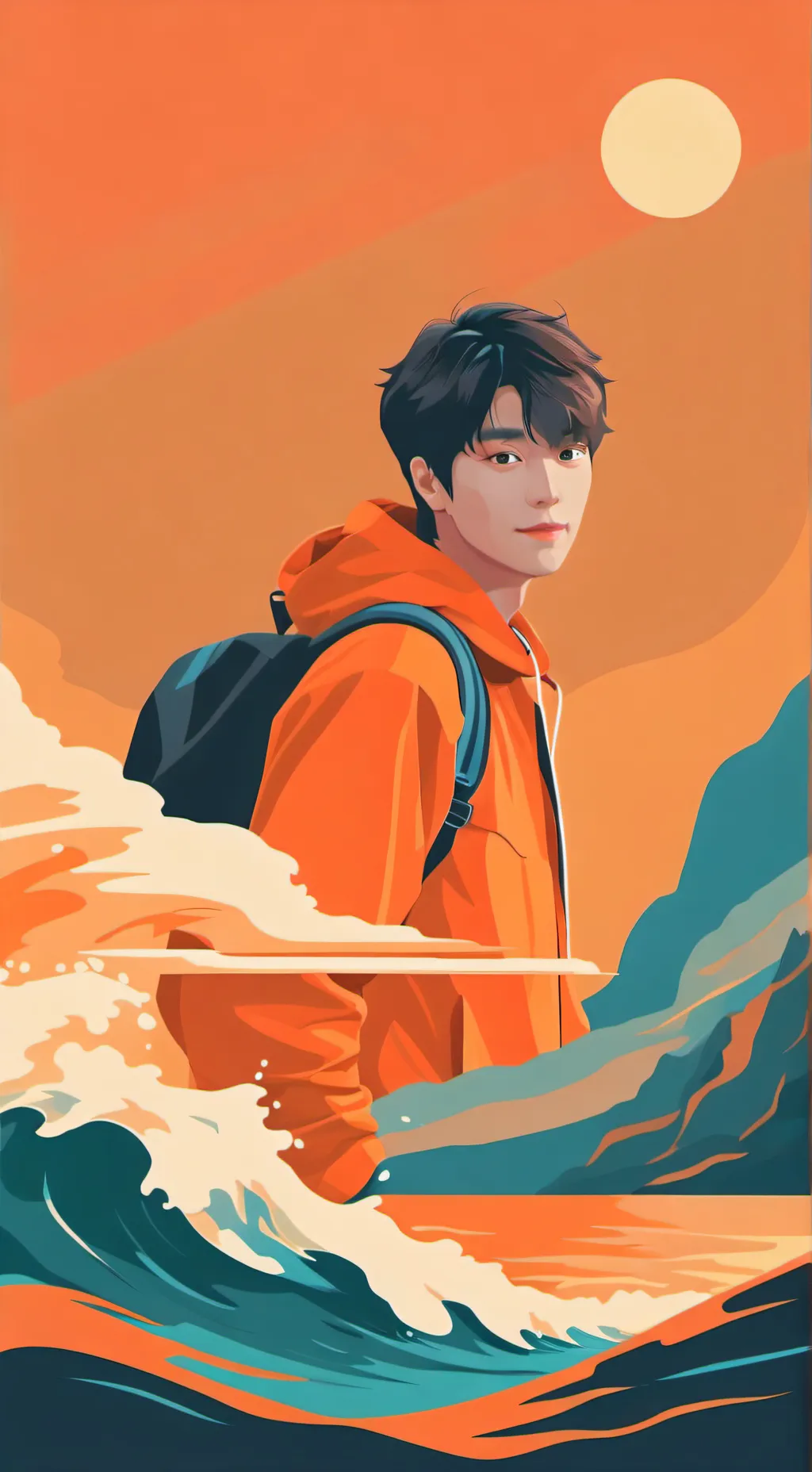 ai character: han seo jun  background