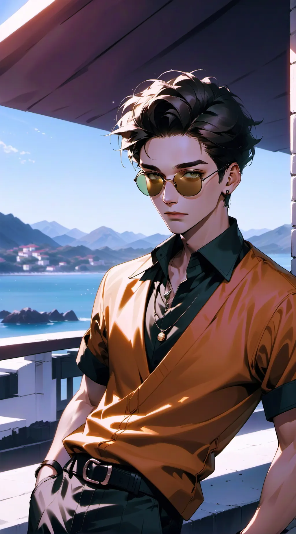 ai character: Blaine background